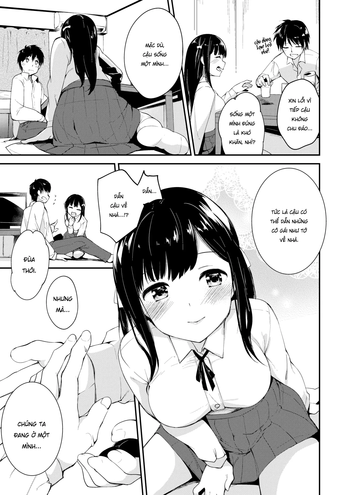 HentaiVN.net - Ảnh 8 - Địt nhau với nhỏ bạn bỏ nhà đi bụi - Chap 1
