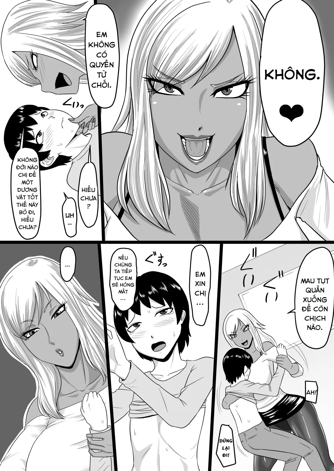 HentaiVN.net - Ảnh 7 - Warui Gal ni Tsukamatta Sonogo [Captured By a Bad Gal] - Chap 1