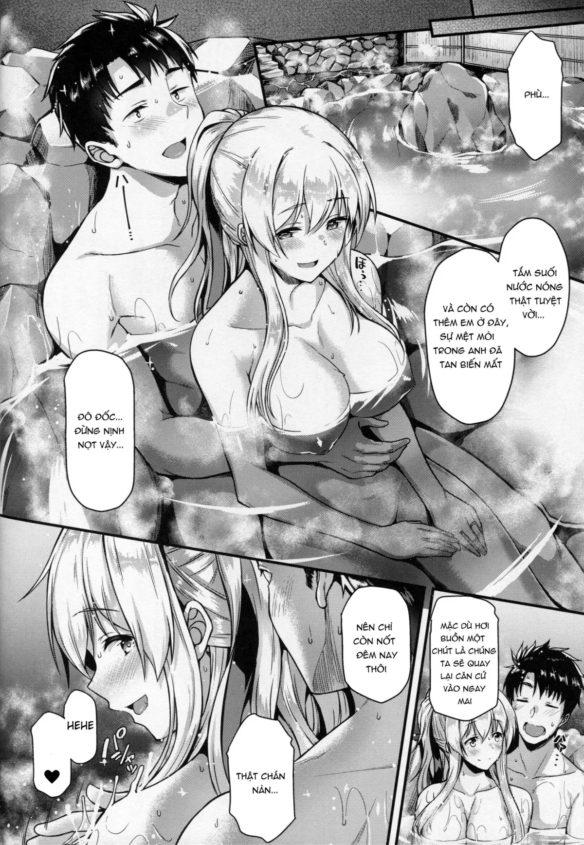 HentaiVN.net - Ảnh 10 - Làm Tình Với Shoukaku Ở Suối Nước Nóng (Kantai Collection -KanColle-) [翔鶴ともっとイチャイチャしたい!! (艦隊これくしょん -艦これ-)] - Chap 1