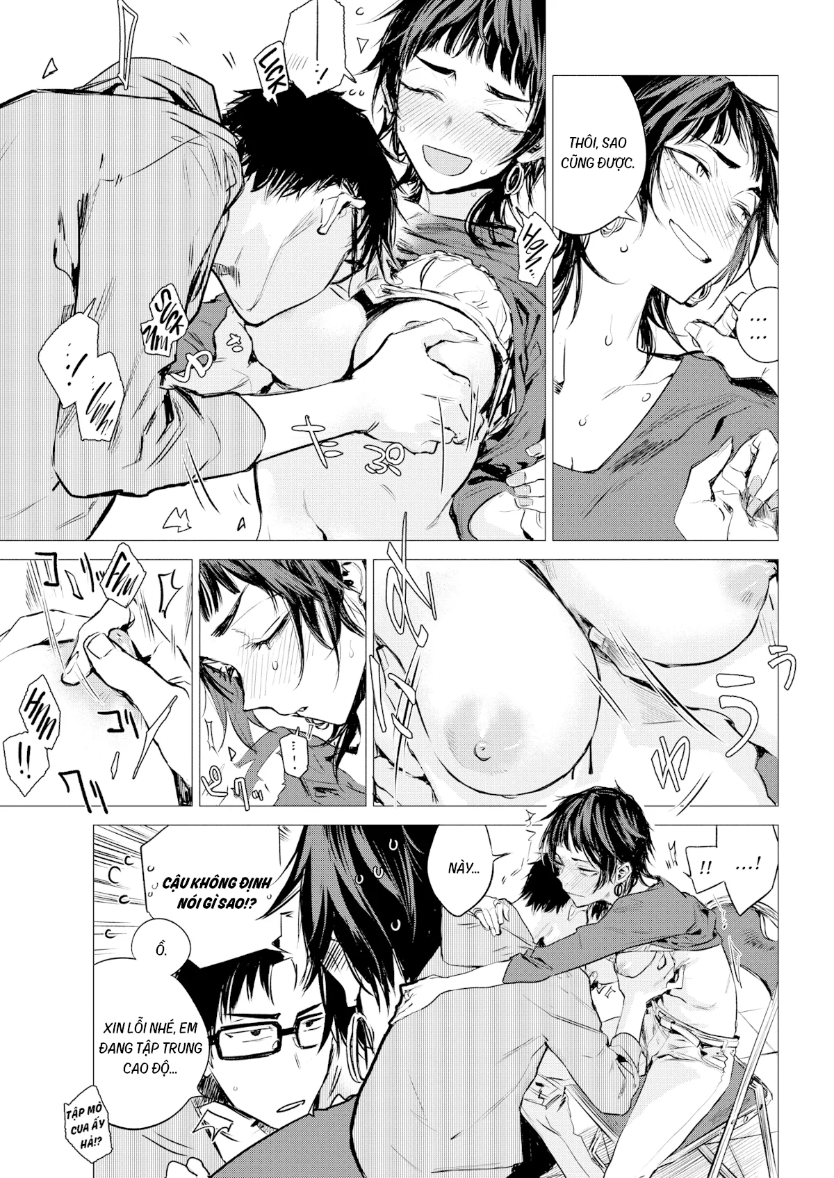 HentaiVN.net - Ảnh 17 - Senpai Không Biết Nói Dối [Overt] - Chap 1