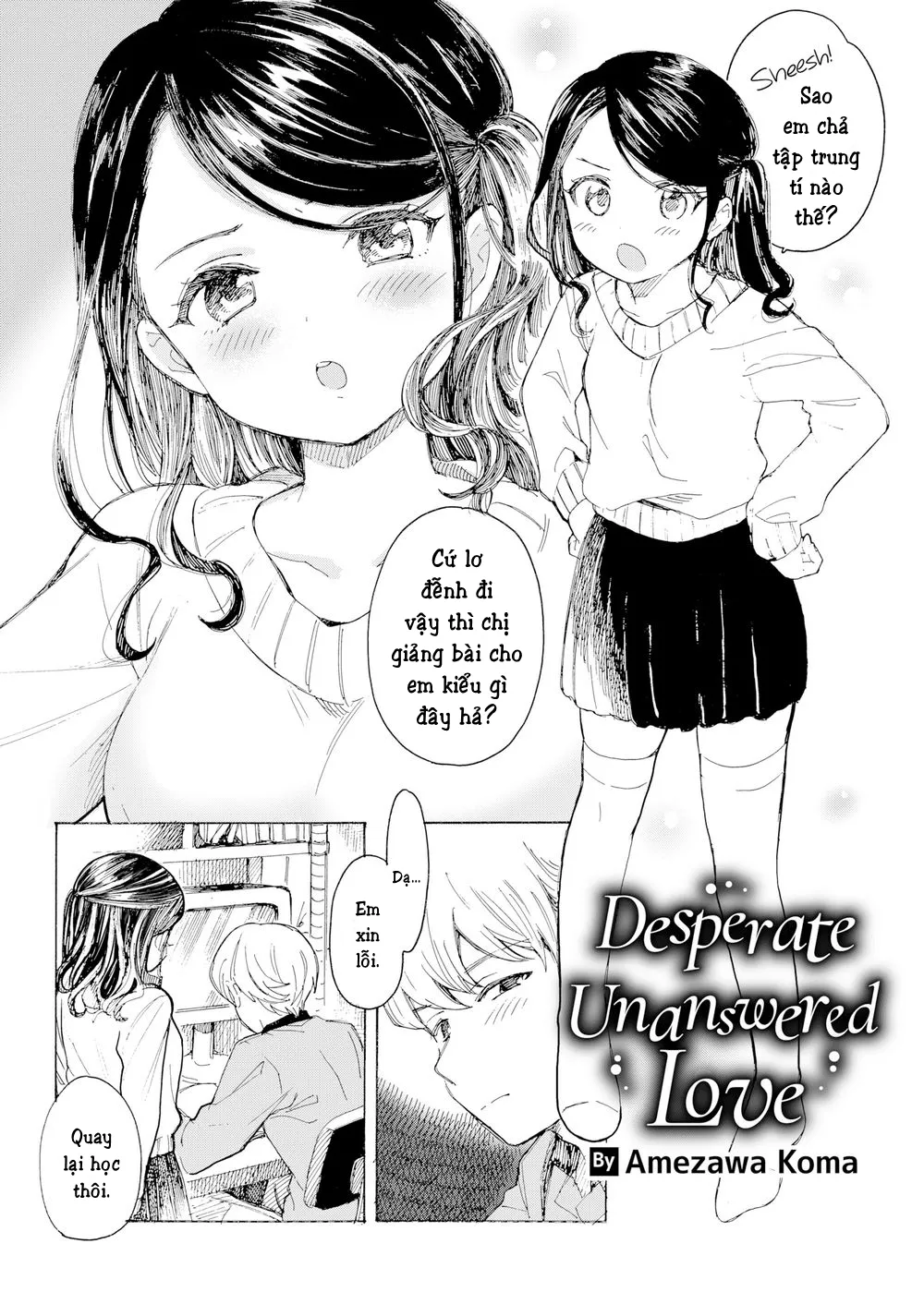 HentaiVN.net - Ảnh 3 - Desperate Unanswered Love - Chap 1