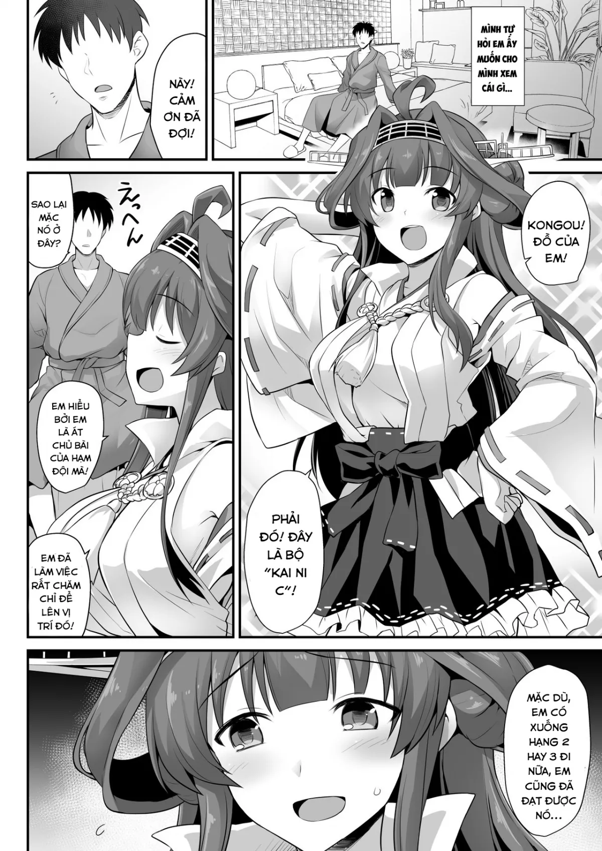 HentaiVN.net - Ảnh 8 - Kongou-chan to Love Love Shinkon Play (Kantai Collection -KanColle-) [金剛ちゃんとラブラブ新婚プレイ] - Chap 1