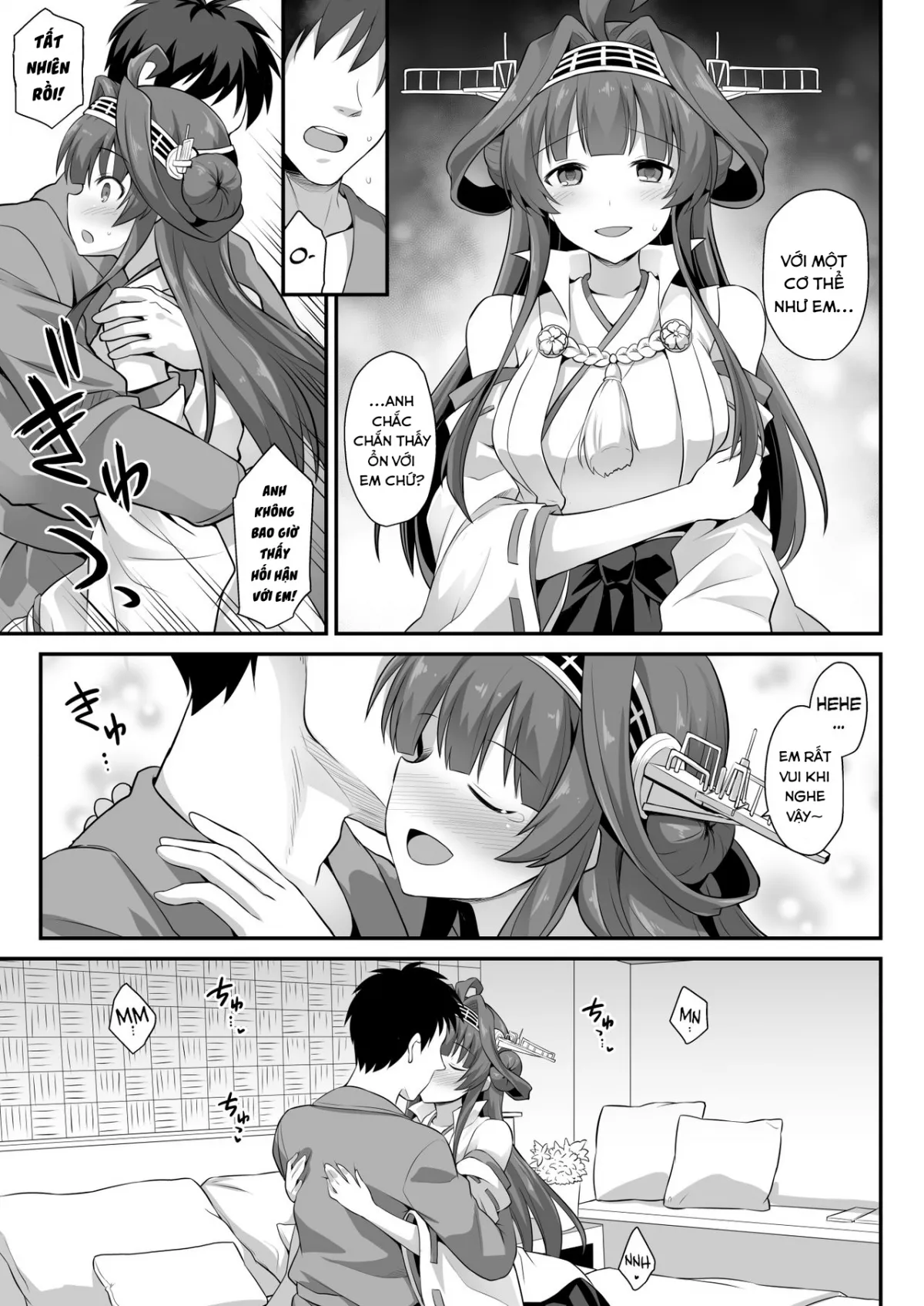 HentaiVN.net - Ảnh 9 - Kongou-chan to Love Love Shinkon Play (Kantai Collection -KanColle-) [金剛ちゃんとラブラブ新婚プレイ] - Chap 1