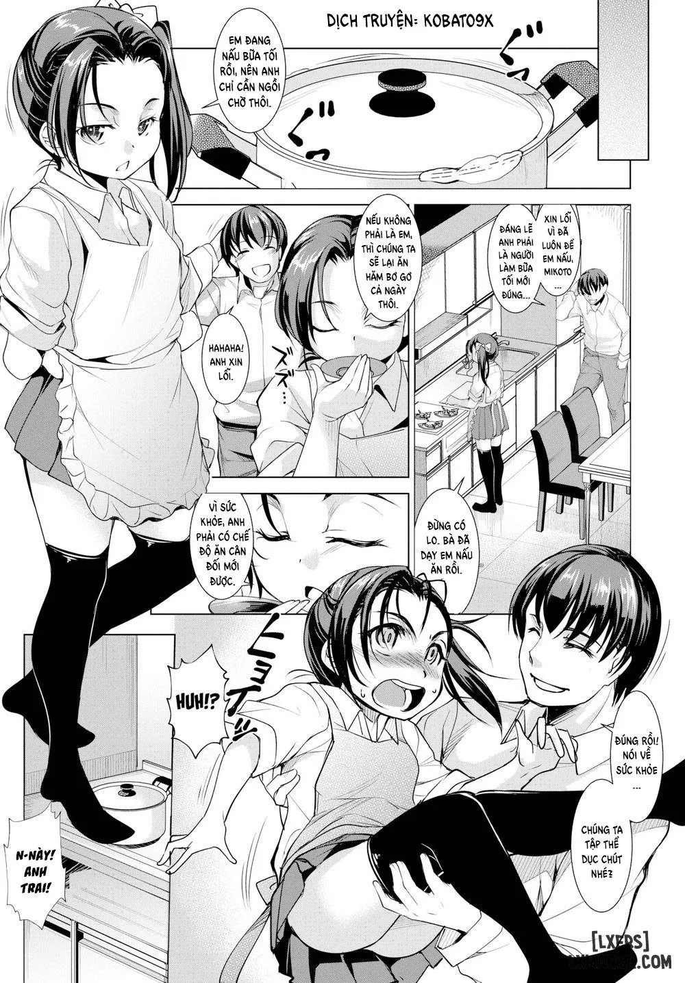 HentaiVN.net - Ảnh 3 - Sex with Big Brother - Chap 1