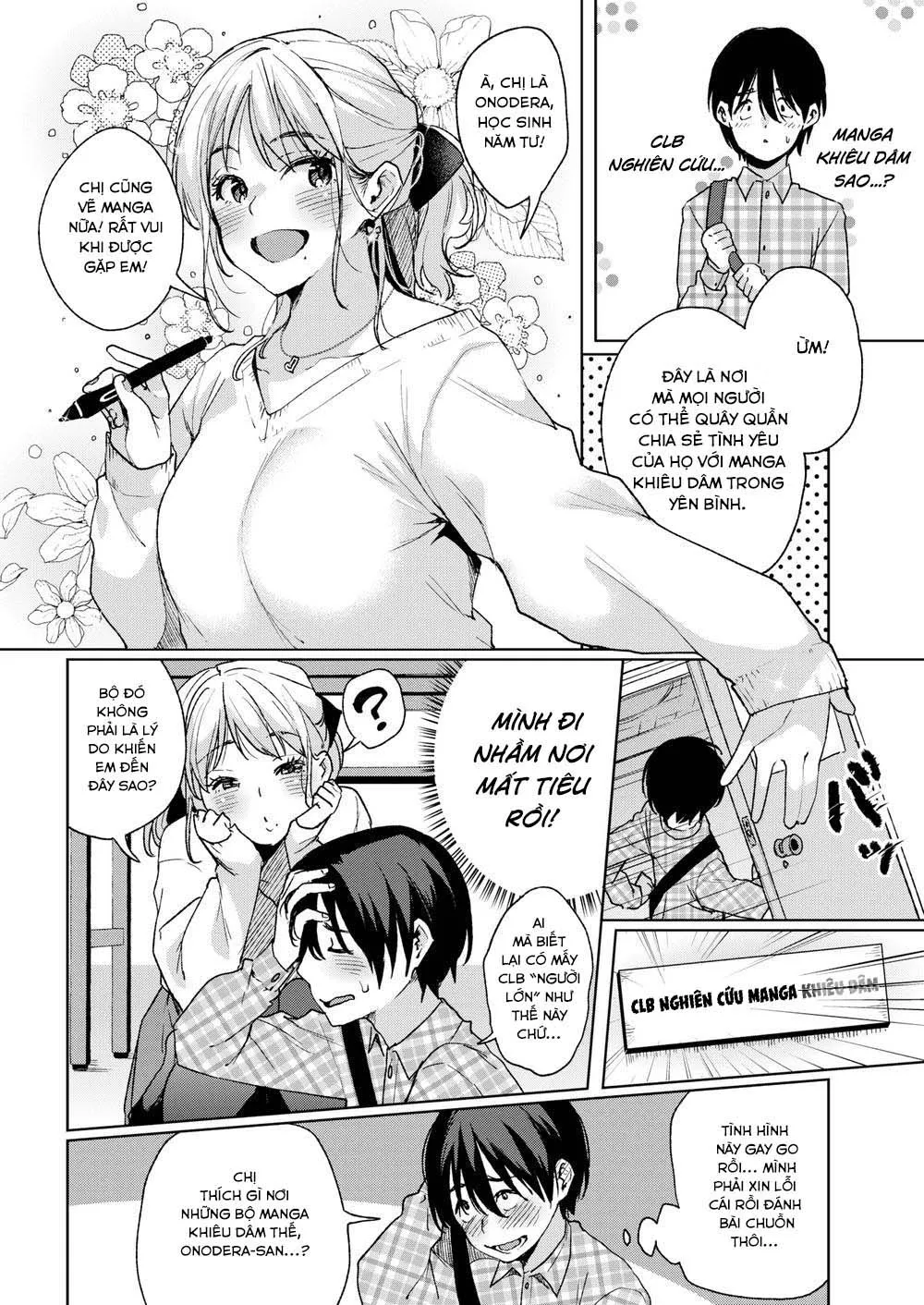HentaiVN.net - Ảnh 5 - CLB Manga Khiêu Dâm [What One Likes, One Will Do Well?] - Chap 1