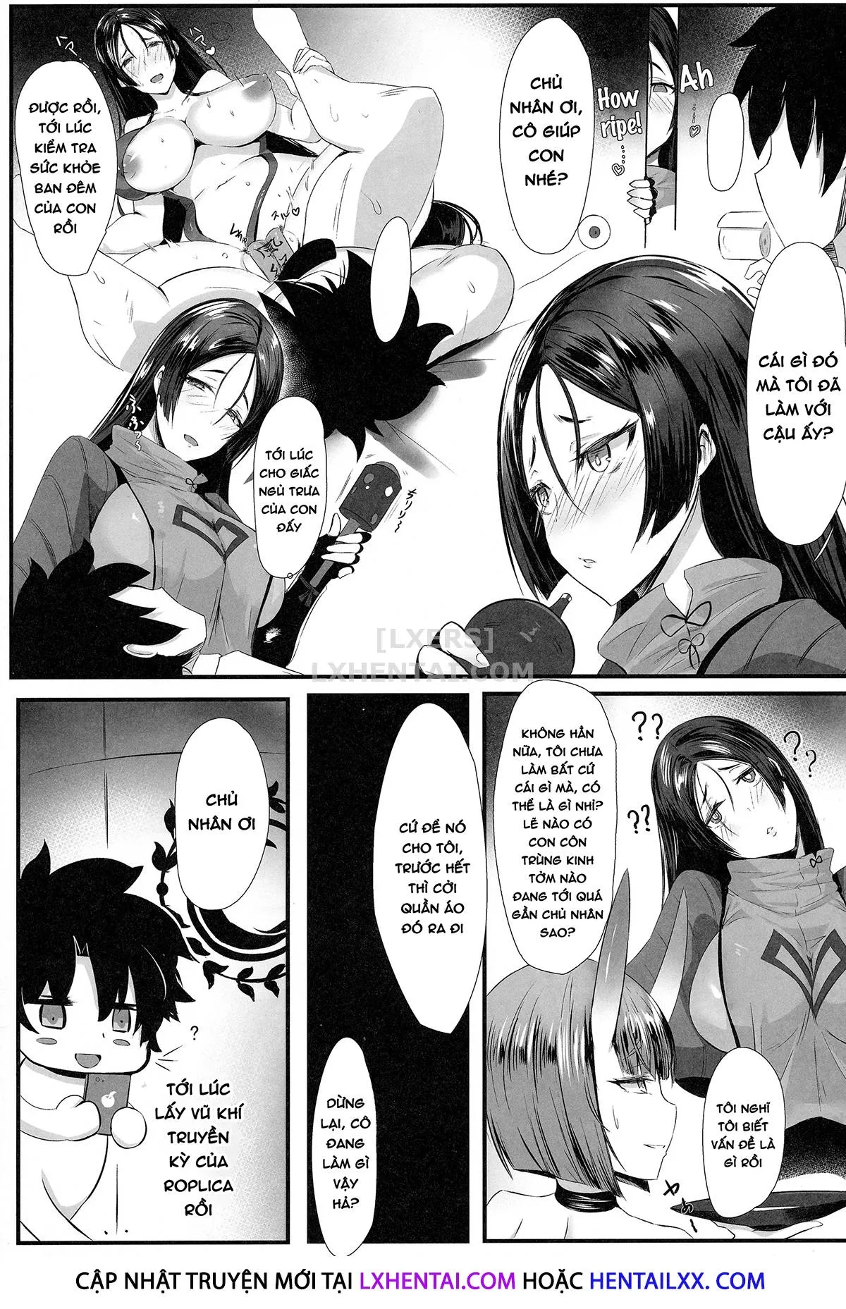 HentaiVN.net - Ảnh 7 - Yorimitu Mama Mania - Chap 1