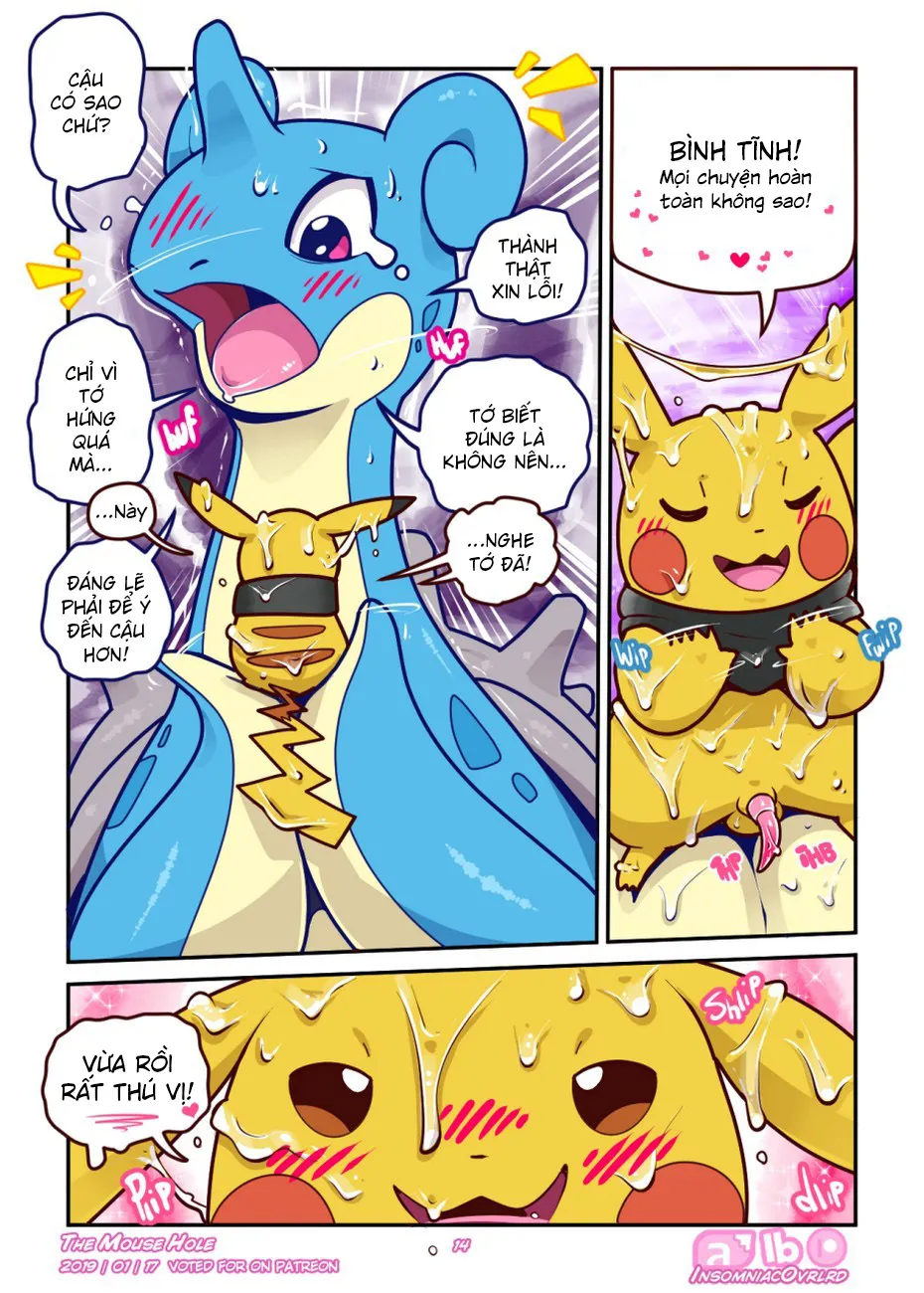 HentaiVN.net - Ảnh 16 - The Mouse Hole (Pokemon) - Chap 1