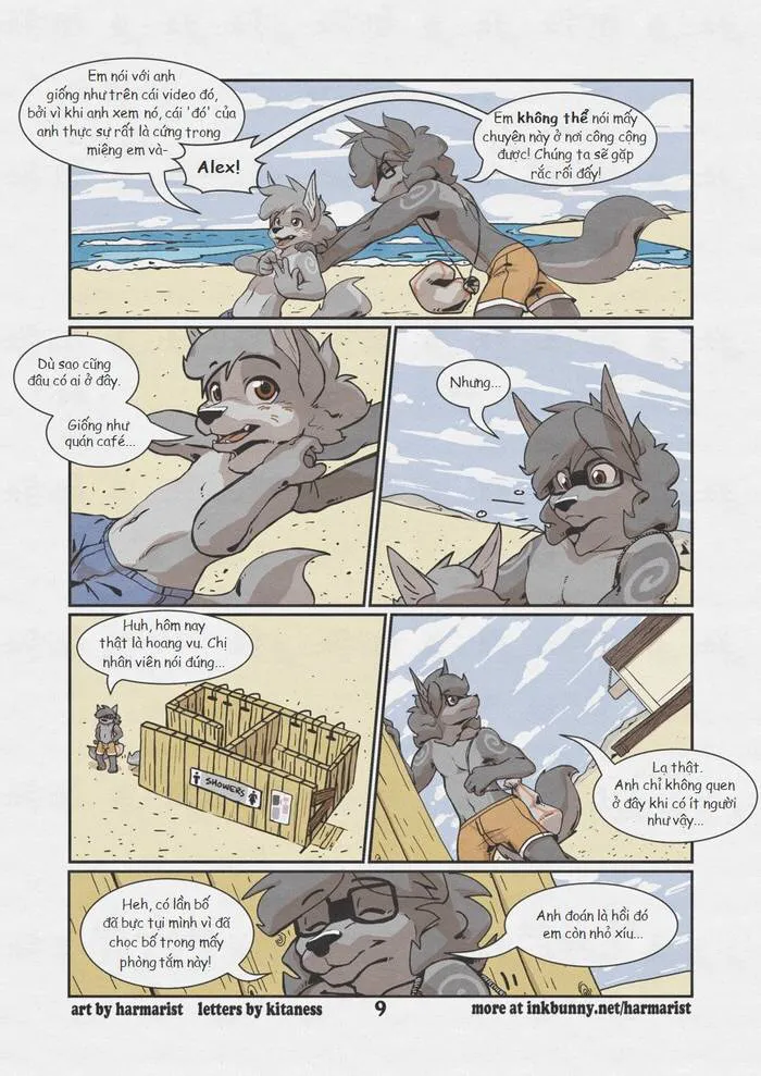 HentaiVN.net - Ảnh 10 - A Beach Side Story - Chap 1