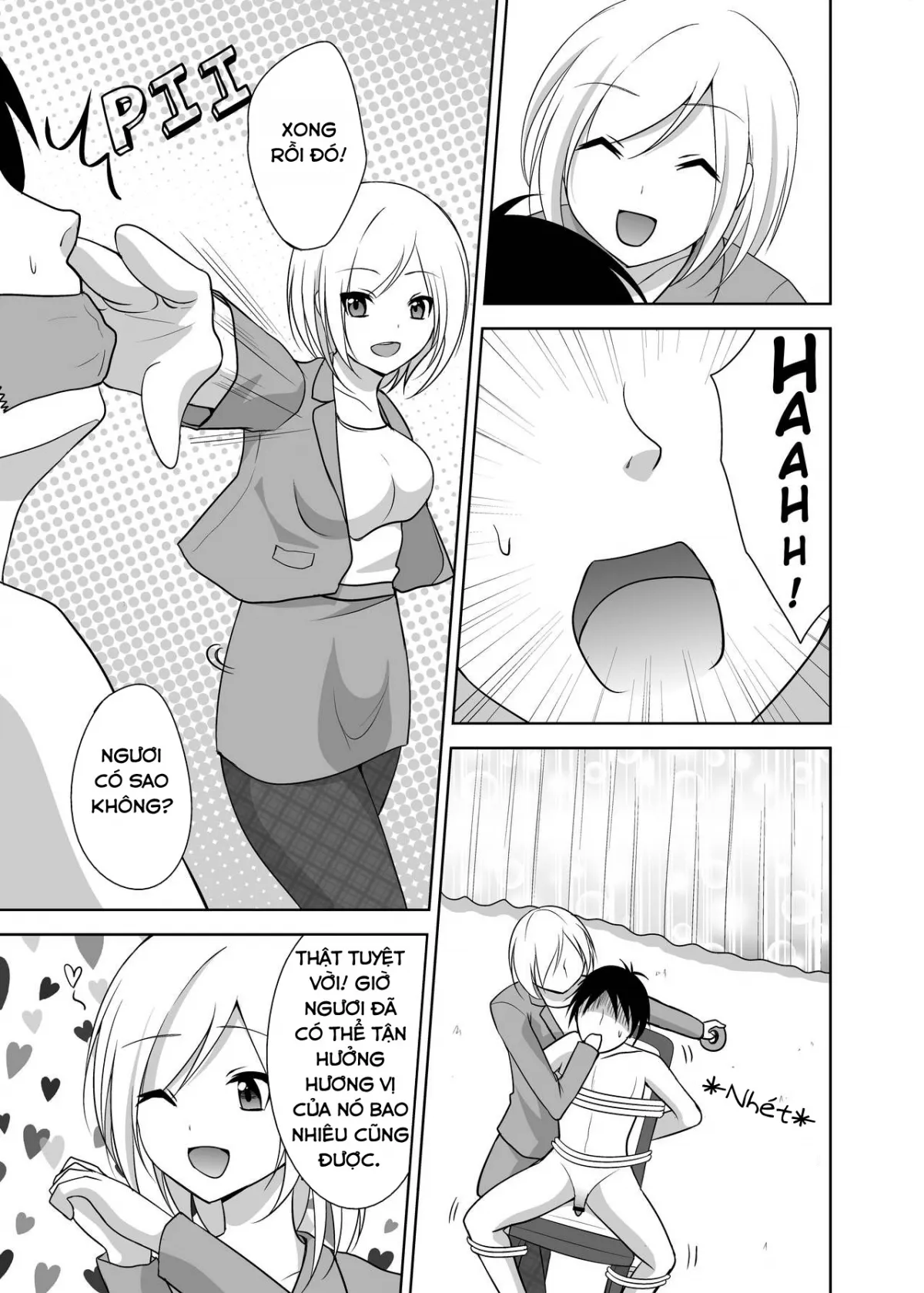 HentaiVN.net - Ảnh 13 - Ashiseme! - Chap 1