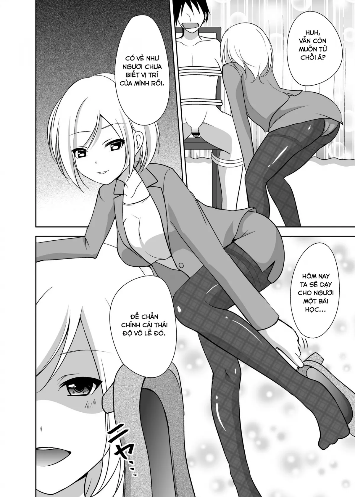 HentaiVN.net - Ảnh 6 - Ashiseme! - Chap 1