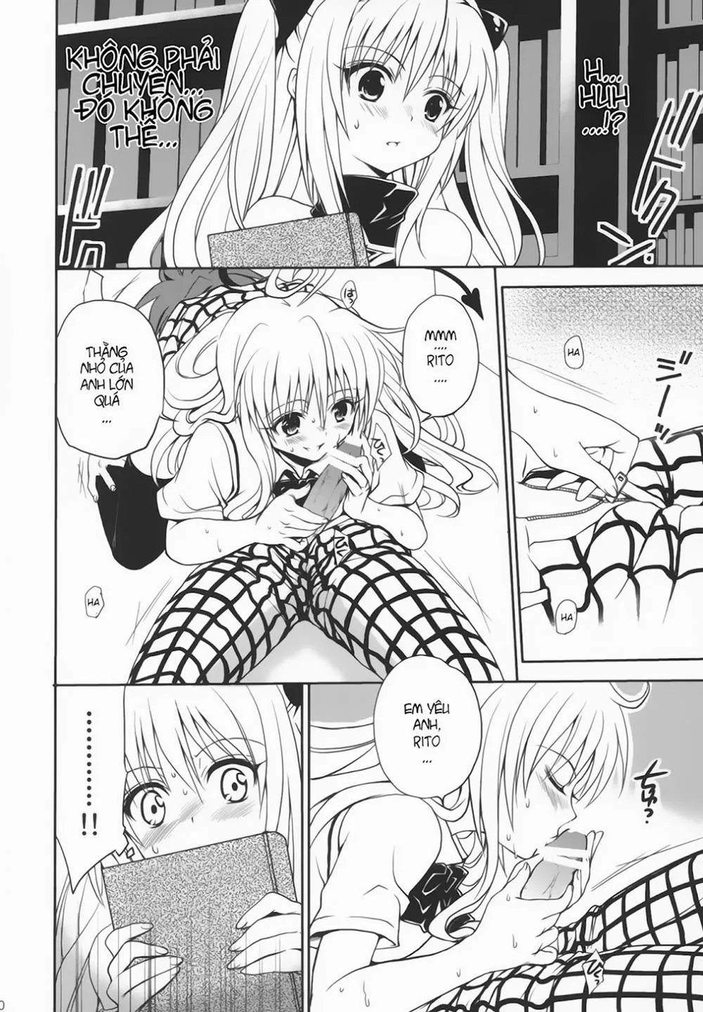 HentaiVN.net - Ảnh 9 - Yami Yami No Nayami (To Love-Ru) - Chap 1