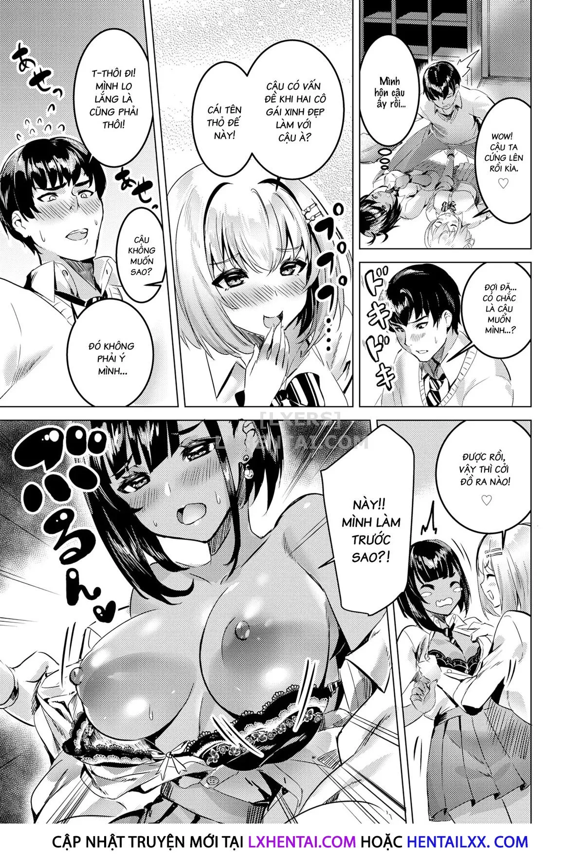 HentaiVN.net - Ảnh 8 - Three's Better Than Two [Comic Kairakuten BEAST 2021-01] - Chap 1