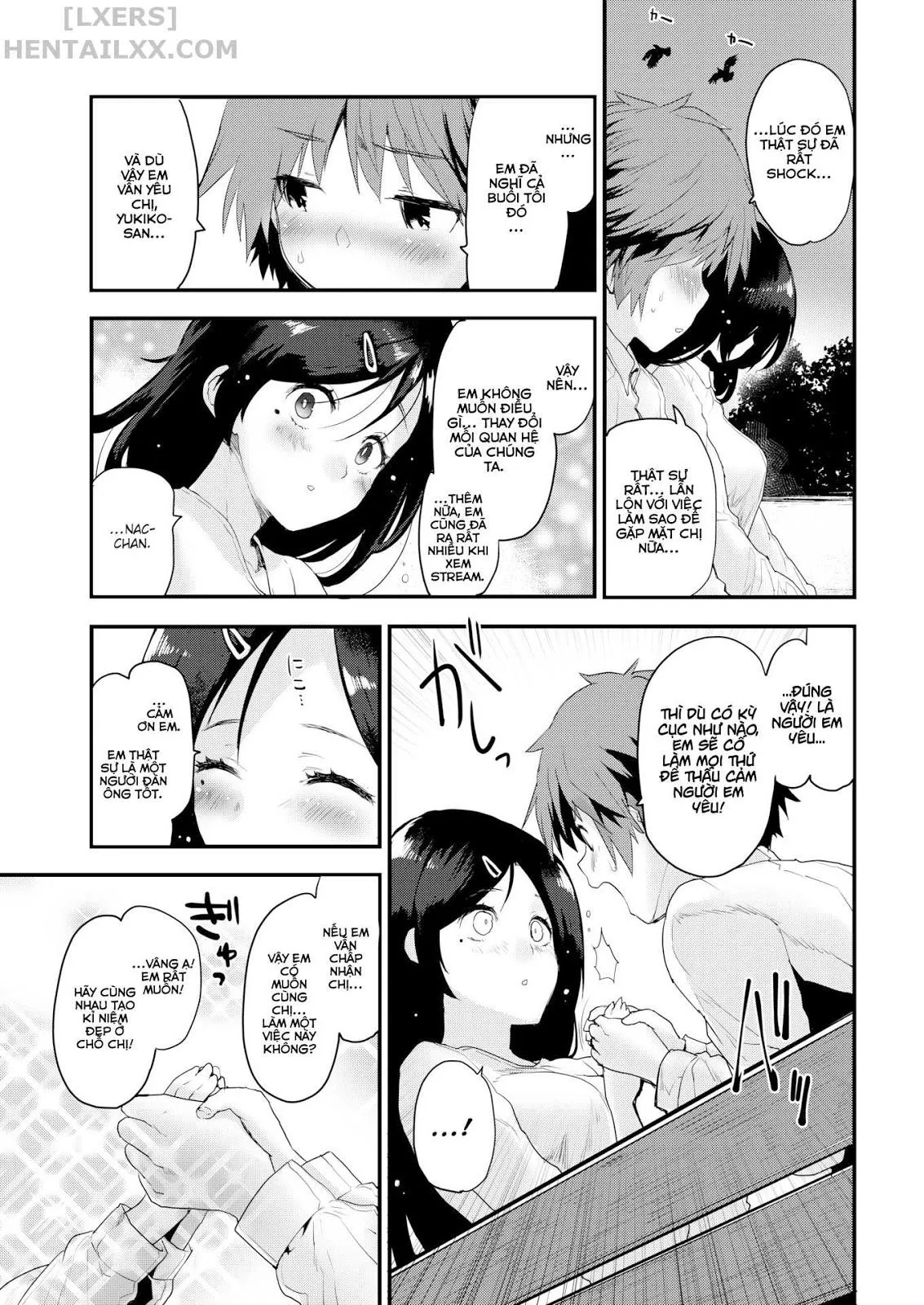 HentaiVN.net - Ảnh 8 - My Girlfriend’s Lewd Stream - Chap 1
