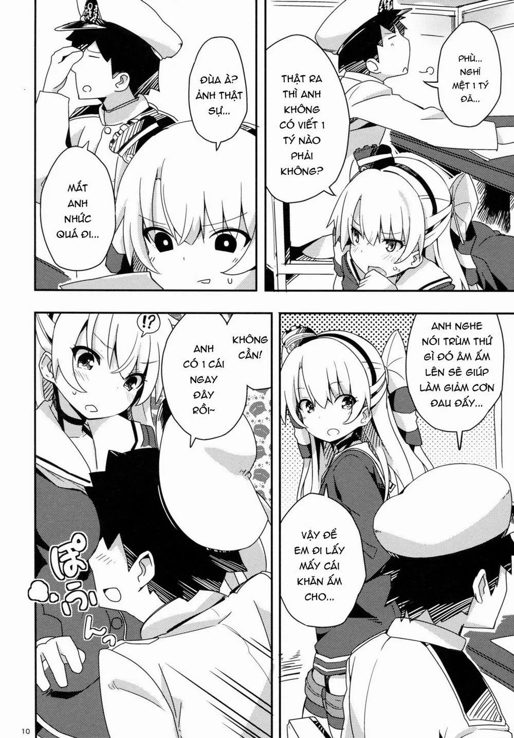 HentaiVN.net - Ảnh 10 - Amatsukaze to Tetsuya de H shinagara Houkokusho (Kantai Collection) - Chap 1