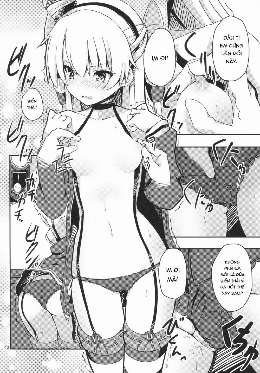 HentaiVN.net - Ảnh 12 - Amatsukaze to Tetsuya de H shinagara Houkokusho (Kantai Collection) - Chap 1
