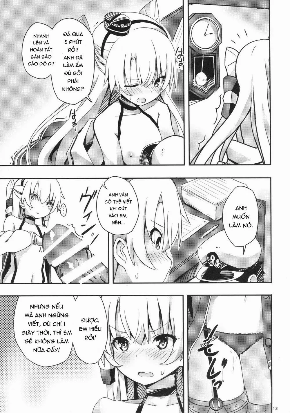HentaiVN.net - Ảnh 13 - Amatsukaze to Tetsuya de H shinagara Houkokusho (Kantai Collection) - Chap 1