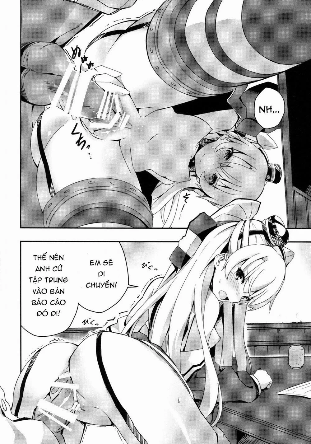 HentaiVN.net - Ảnh 14 - Amatsukaze to Tetsuya de H shinagara Houkokusho (Kantai Collection) - Chap 1