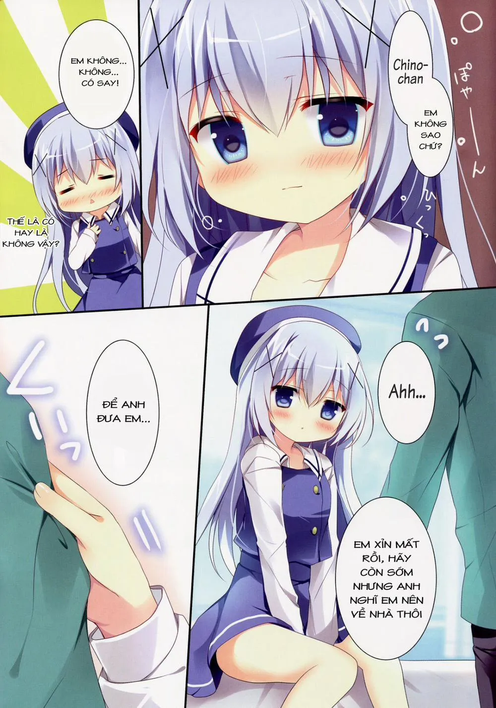 HentaiVN.net - Ảnh 5 - Horoyoi Chino-Chan To (Gochuumon Wa Usagi Desu Ka) - Chap 1