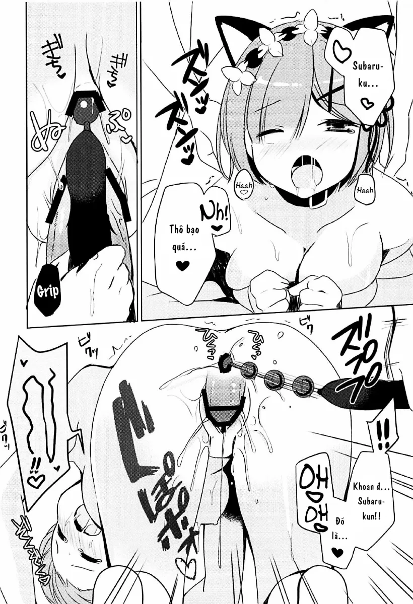 HentaiVN.net - Ảnh 16 - Em Là Chú Mèo Dâm Đãng Của Anh ! (Re: Zero Kara Hajimeru Isekai Seikatsu) [Shall I make Rem-nyan go Nyan Nyan? ; Rem-nyan to Nyannyan Suru? ; レムにゃんとにゃんにゃんする?] - Chap 1