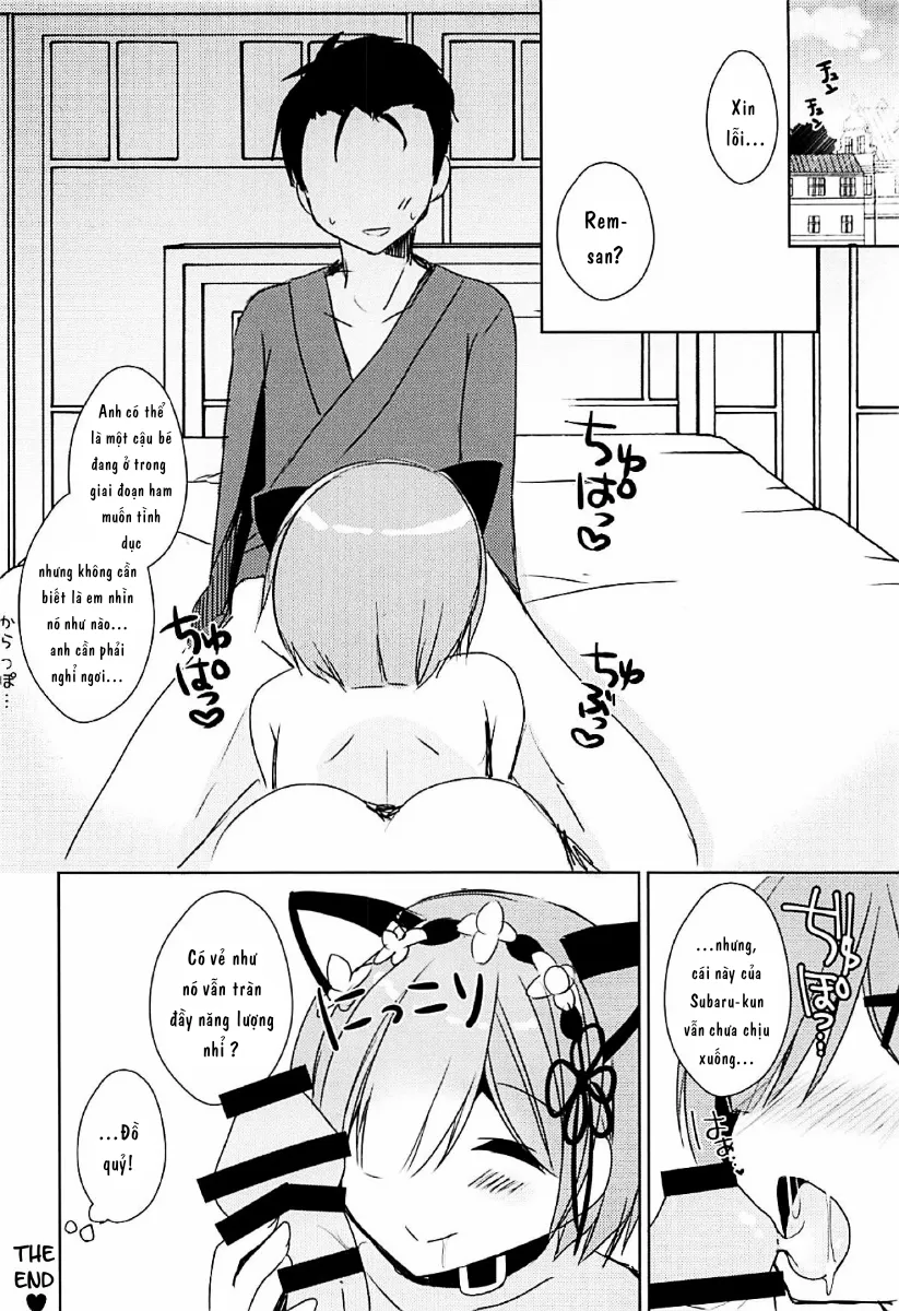 HentaiVN.net - Ảnh 20 - Em Là Chú Mèo Dâm Đãng Của Anh ! (Re: Zero Kara Hajimeru Isekai Seikatsu) [Shall I make Rem-nyan go Nyan Nyan? ; Rem-nyan to Nyannyan Suru? ; レムにゃんとにゃんにゃんする?] - Chap 1
