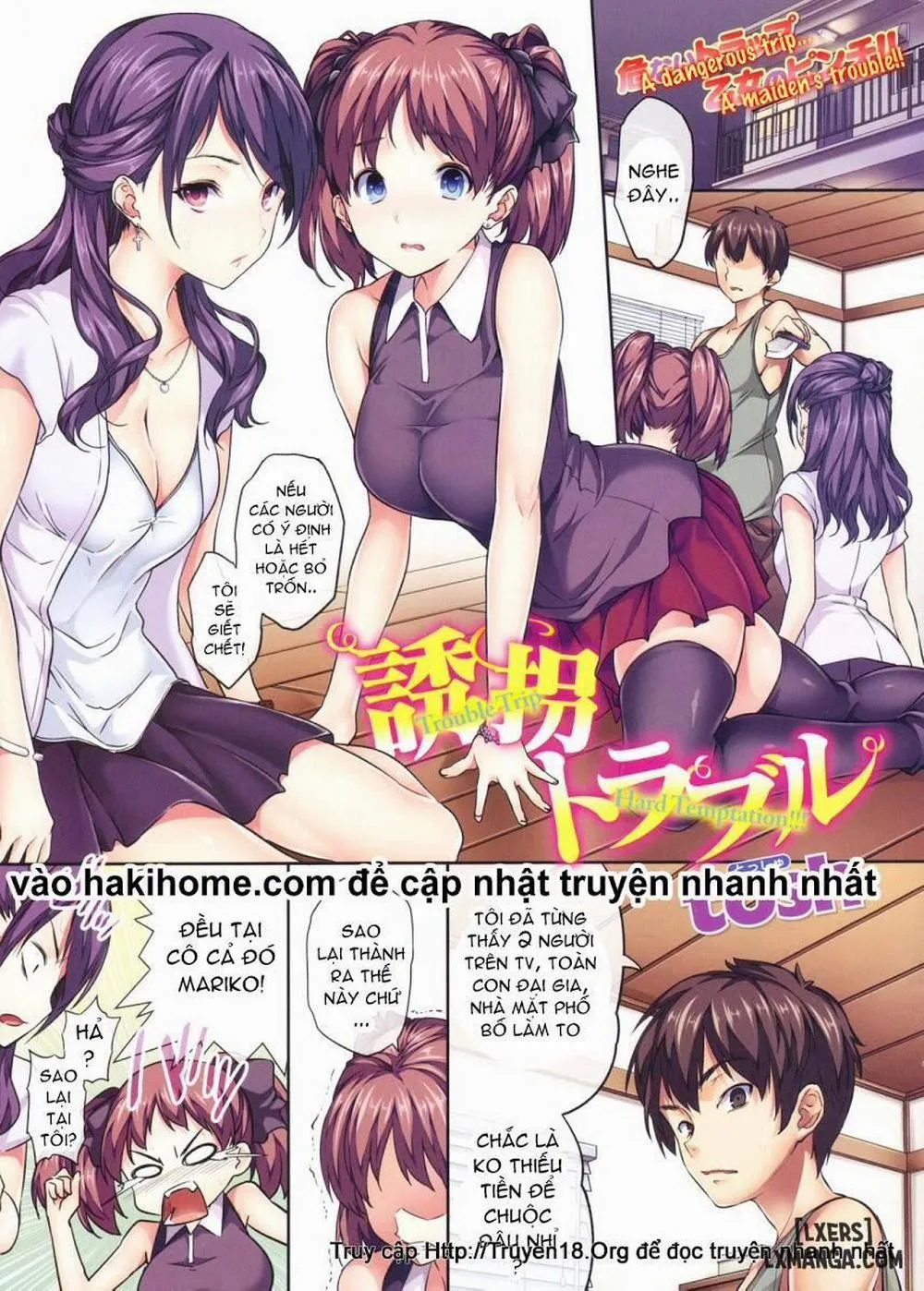 HentaiVN.net - Ảnh 1 - Trouble Trip Hard Temptation - Chap 1