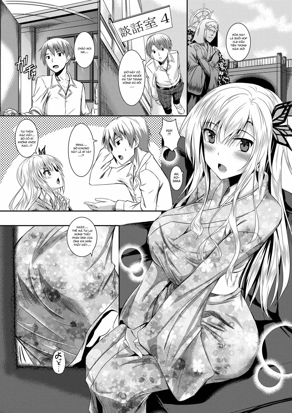 HentaiVN.net - Ảnh 2 - Sena Wa Kimono Ga Kirenai (Boku Wa Tomodachi Ga Sukunai) - Chap 1