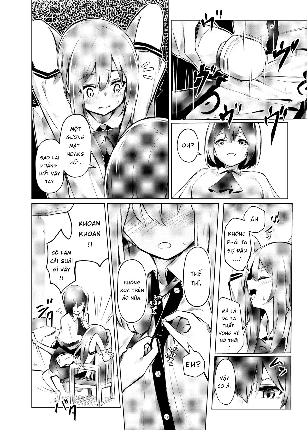 HentaiVN.net - Ảnh 10 - Tenshi-chan ga Iku-san ni Oshioki sareru Hon (Touhou Project) - Chap 1