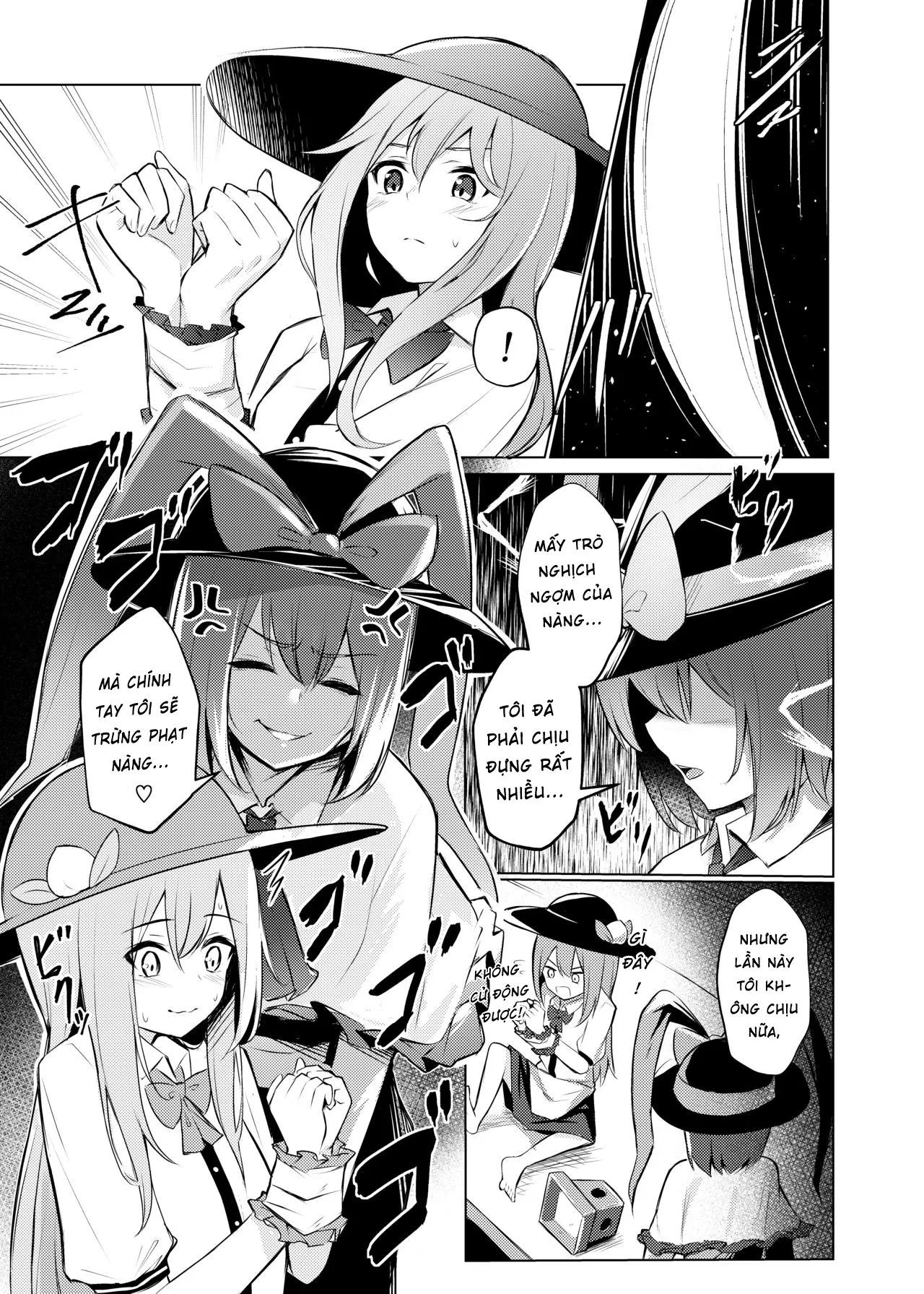 HentaiVN.net - Ảnh 7 - Tenshi-chan ga Iku-san ni Oshioki sareru Hon (Touhou Project) - Chap 1