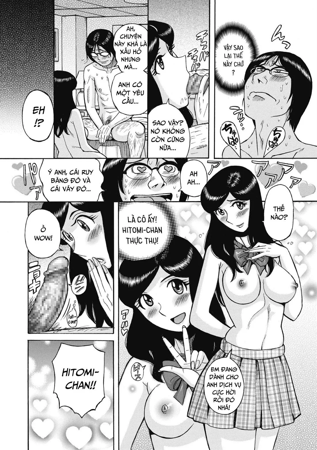 HentaiVN.net - Ảnh 12 - Adorable Hitomi-chan [Akogare No Hitomi-Chan | Adorable Hitomi-Chan; Akogare no Hitomi-chan] - Chap 1