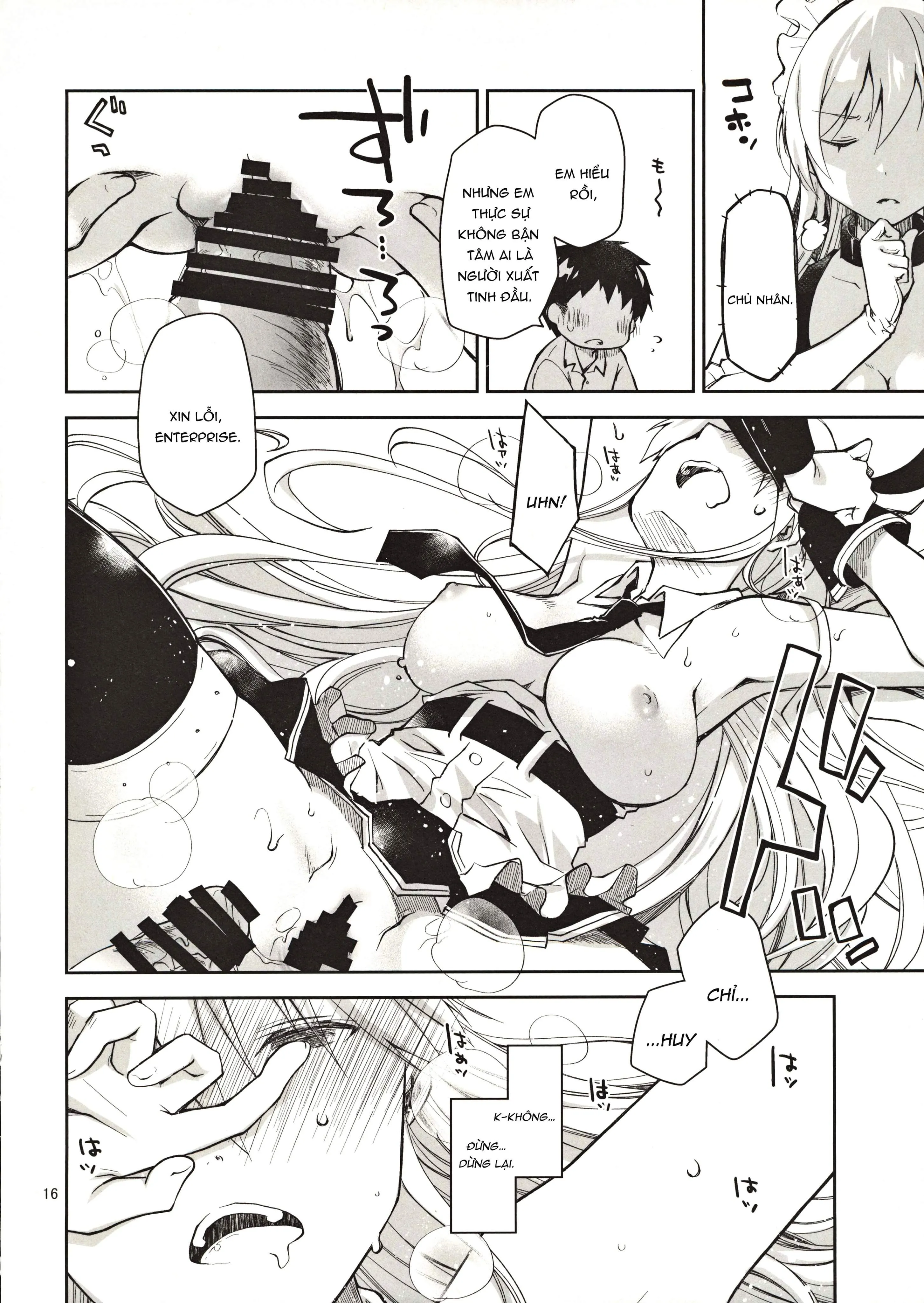 HentaiVN.net - Ảnh 16 - Nàng Hầu Enterprise ( Azur Lane ) [メイドインエンタープライズ (アズールレーン)] - Chap 1