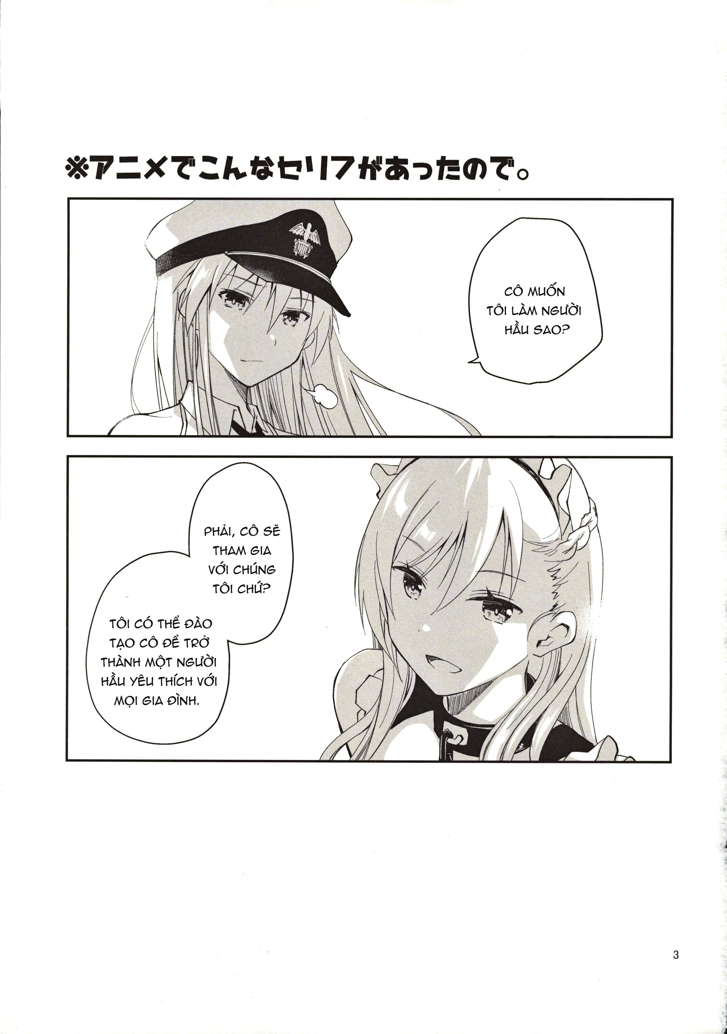 HentaiVN.net - Ảnh 3 - Nàng Hầu Enterprise ( Azur Lane ) [メイドインエンタープライズ (アズールレーン)] - Chap 1