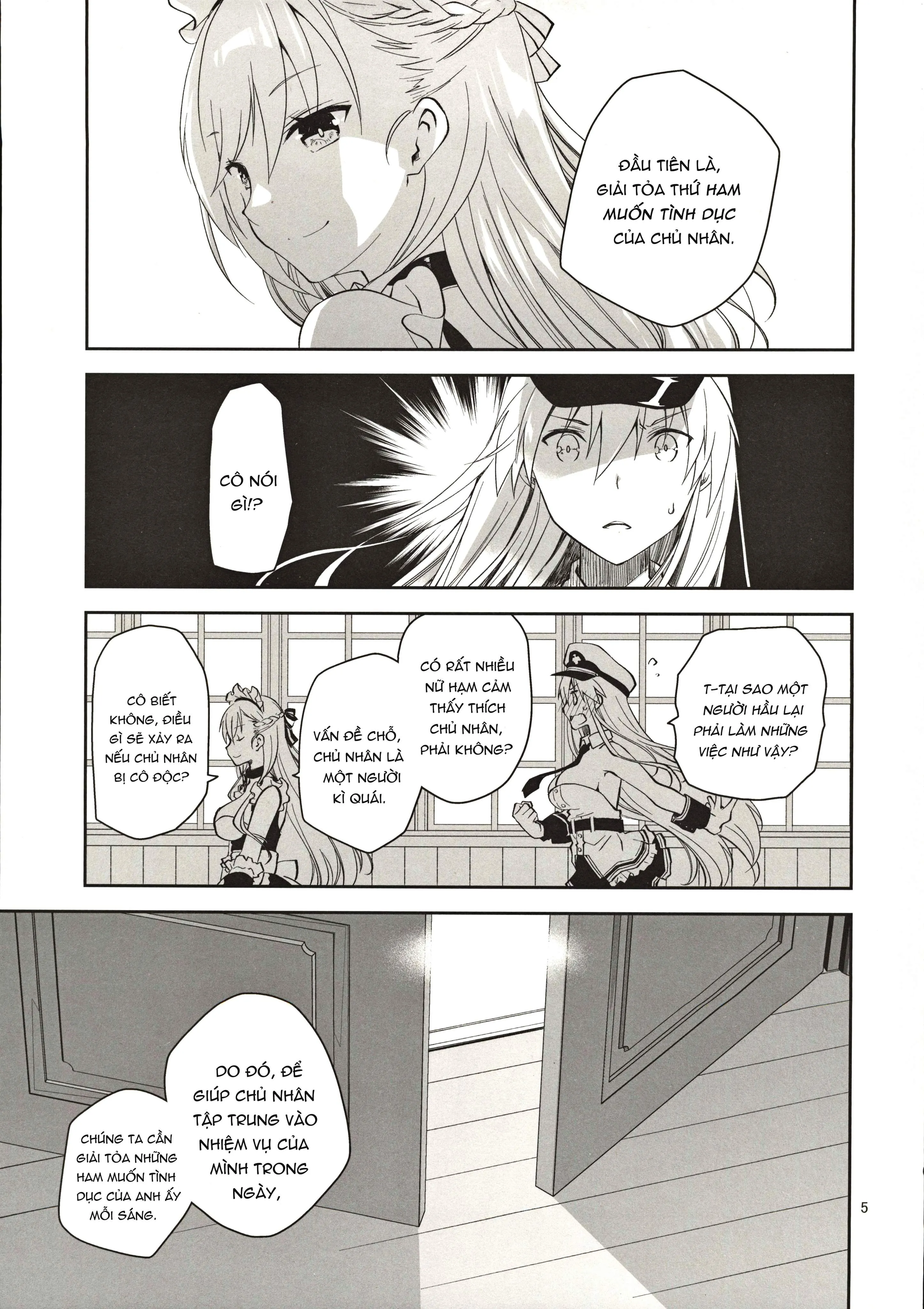 HentaiVN.net - Ảnh 5 - Nàng Hầu Enterprise ( Azur Lane ) [メイドインエンタープライズ (アズールレーン)] - Chap 1