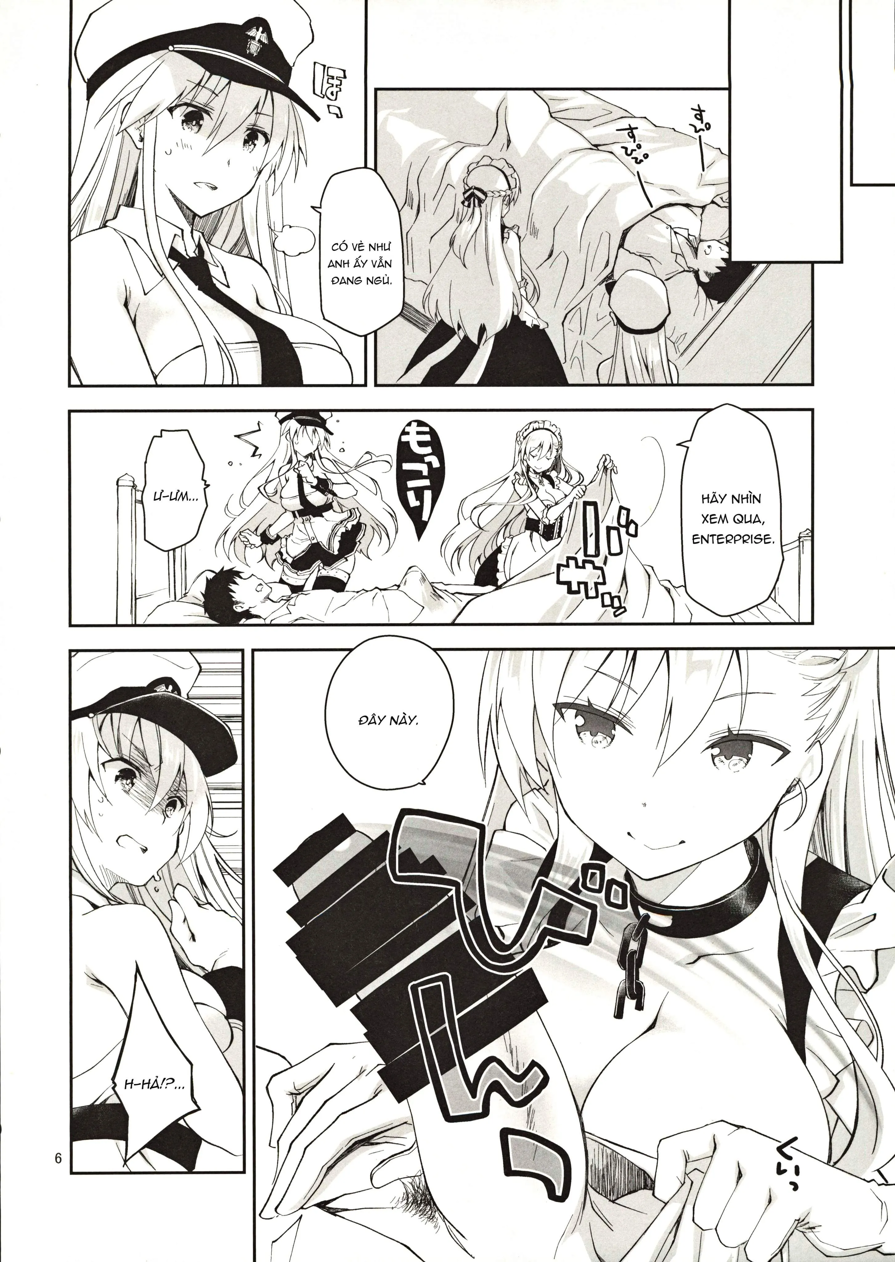 HentaiVN.net - Ảnh 6 - Nàng Hầu Enterprise ( Azur Lane ) [メイドインエンタープライズ (アズールレーン)] - Chap 1