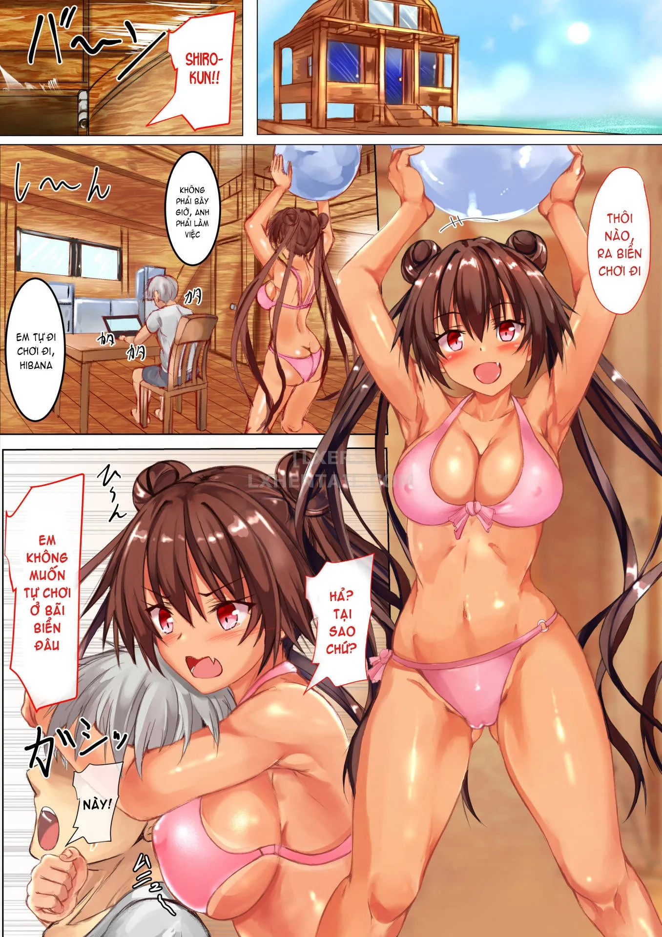 HentaiVN.net - Ảnh 6 - Hibana-Chan No Kusuguri Sex Life - Chap 1