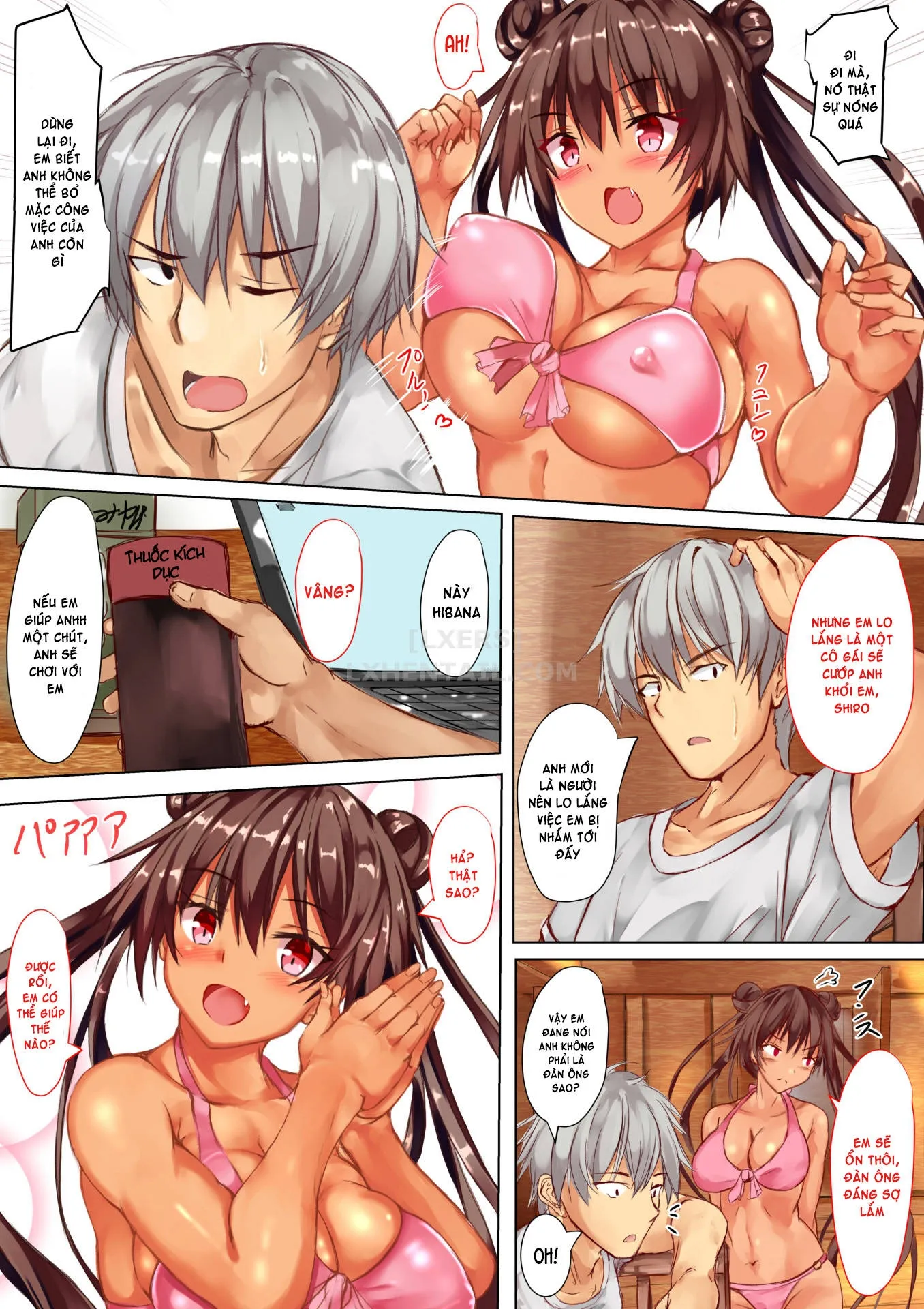 HentaiVN.net - Ảnh 7 - Hibana-Chan No Kusuguri Sex Life - Chap 1