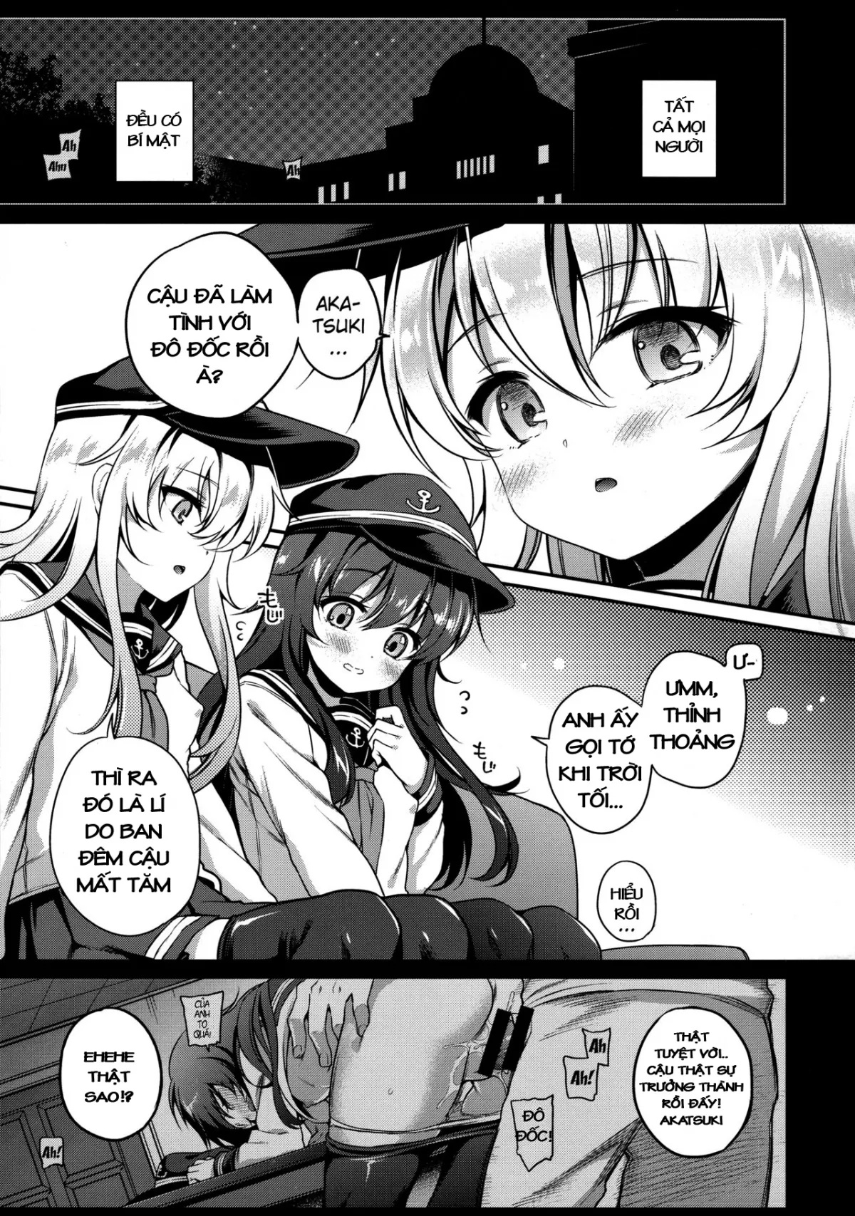 HentaiVN.net - Ảnh 5 - Bí mật của Hibiki - Hibiki no Himegoto (Kantai Collection, -KanColle-) [響の秘め事] - Chap 1