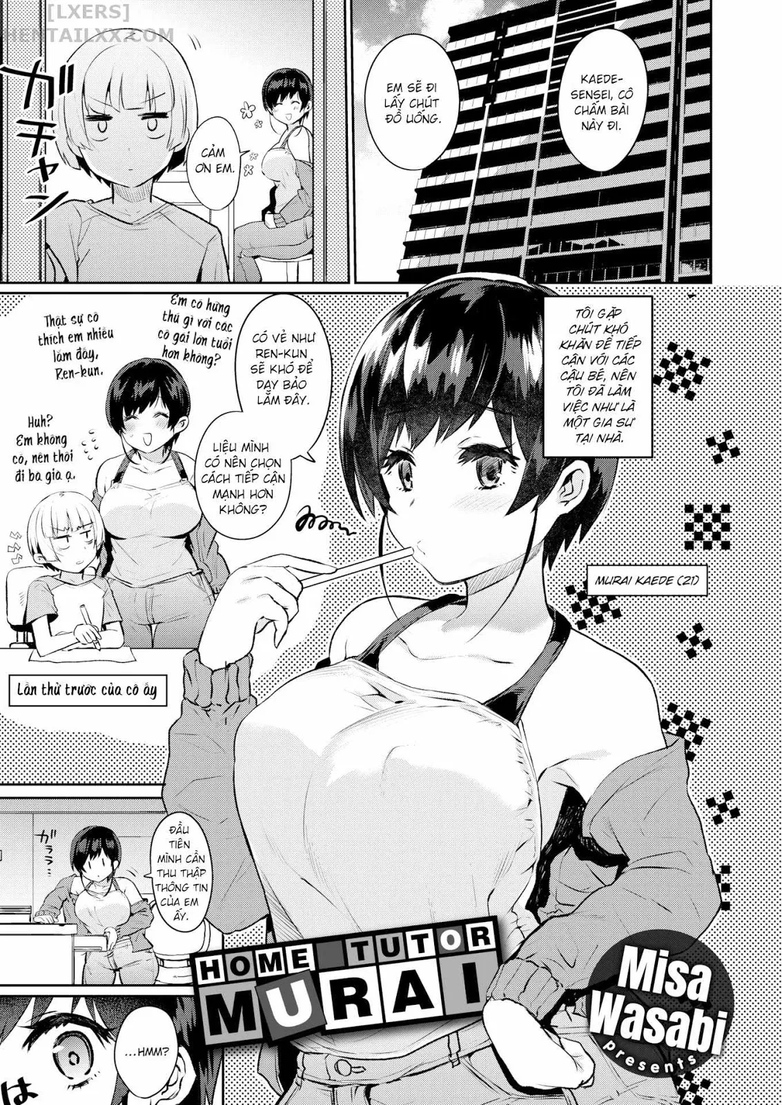HentaiVN.net - Ảnh 2 - Home Tutor Murai - Chap 1