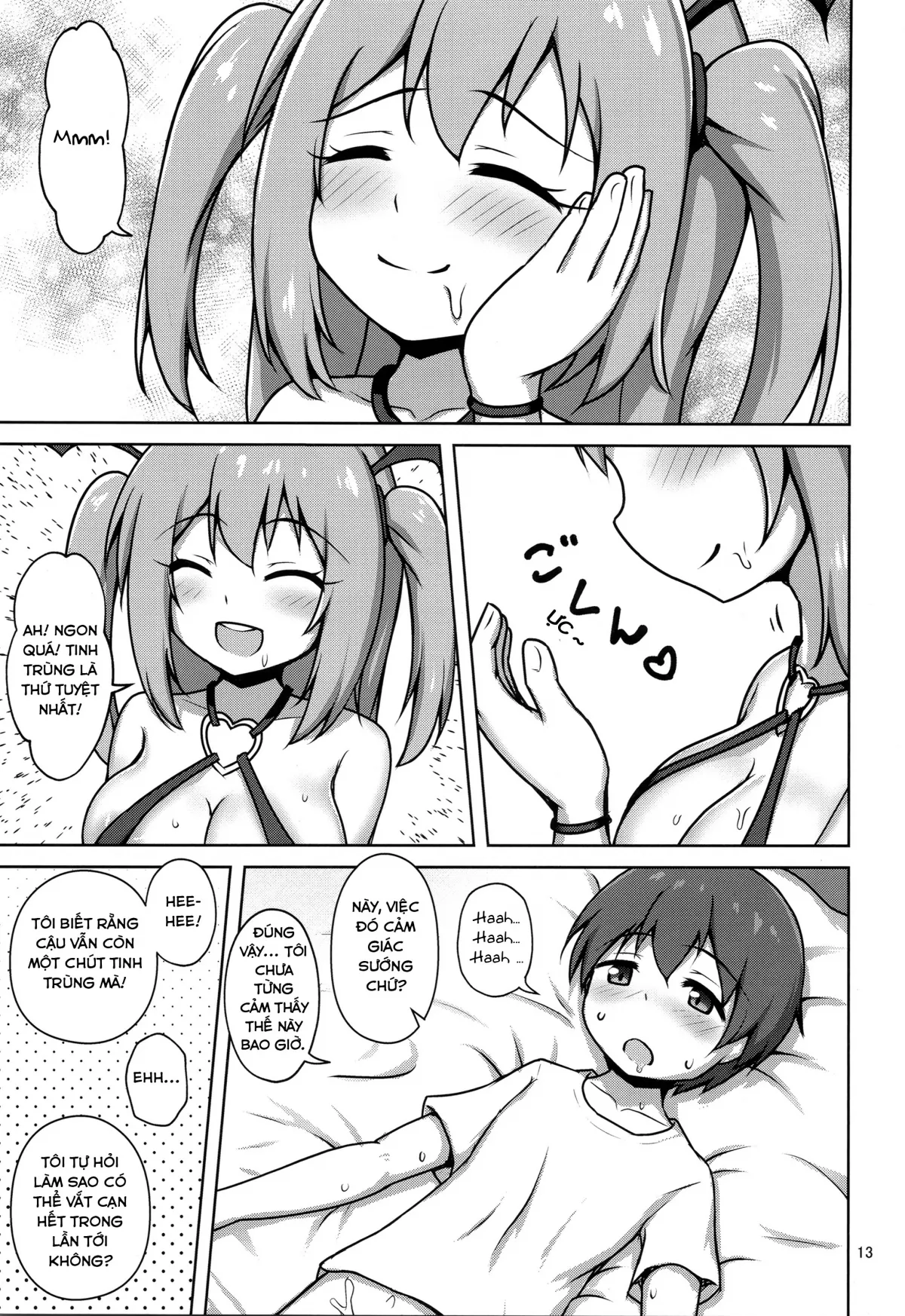 HentaiVN.net - Ảnh 13 - Cô gái quỷ succusbus Liliotte [akoiri Succubus, Shota ni Deau; The Sheltered Succubus Meets A Little Boy.] - Chap 1