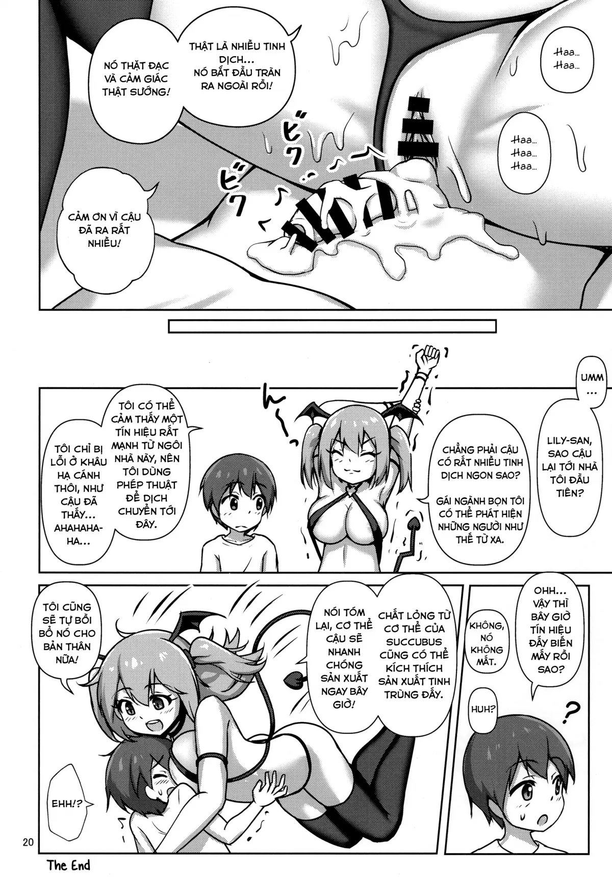 HentaiVN.net - Ảnh 20 - Cô gái quỷ succusbus Liliotte [akoiri Succubus, Shota ni Deau; The Sheltered Succubus Meets A Little Boy.] - Chap 1