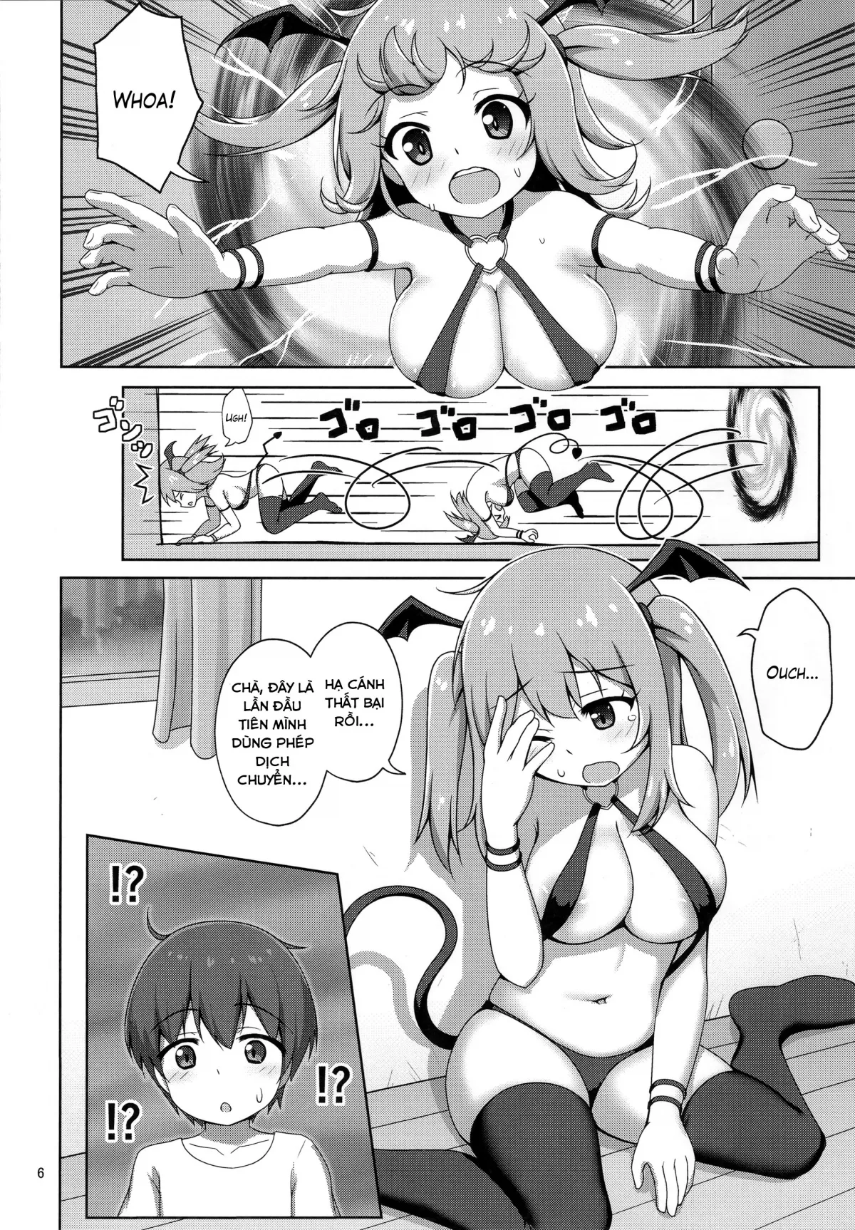 HentaiVN.net - Ảnh 6 - Cô gái quỷ succusbus Liliotte [akoiri Succubus, Shota ni Deau; The Sheltered Succubus Meets A Little Boy.] - Chap 1