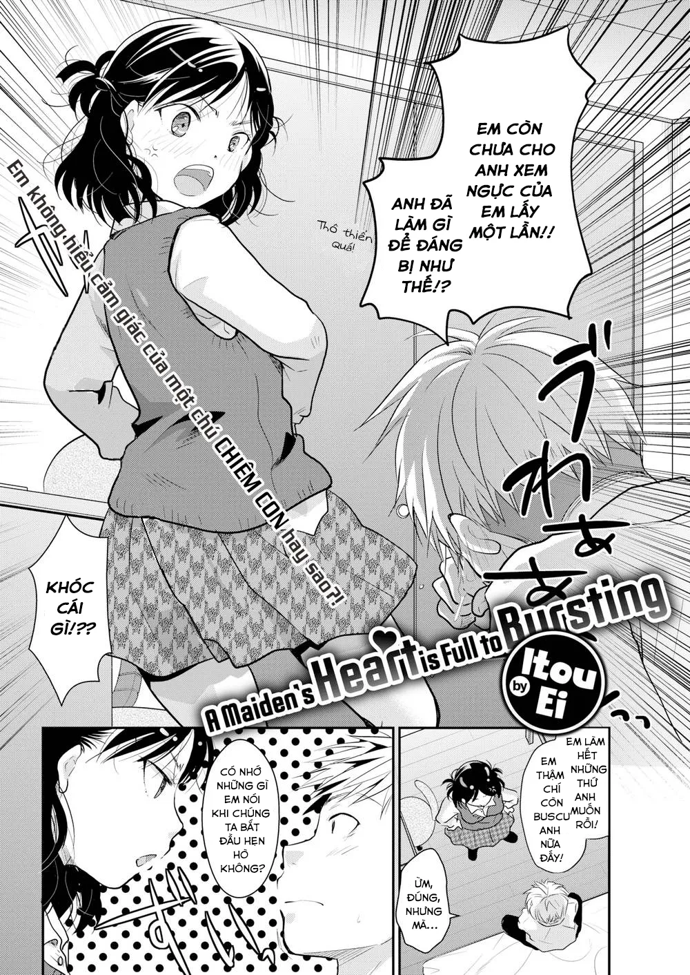 HentaiVN.net - Ảnh 3 - Trái tim nhiệt huyết [A maiden's heart is full to busrting] - Chap 1