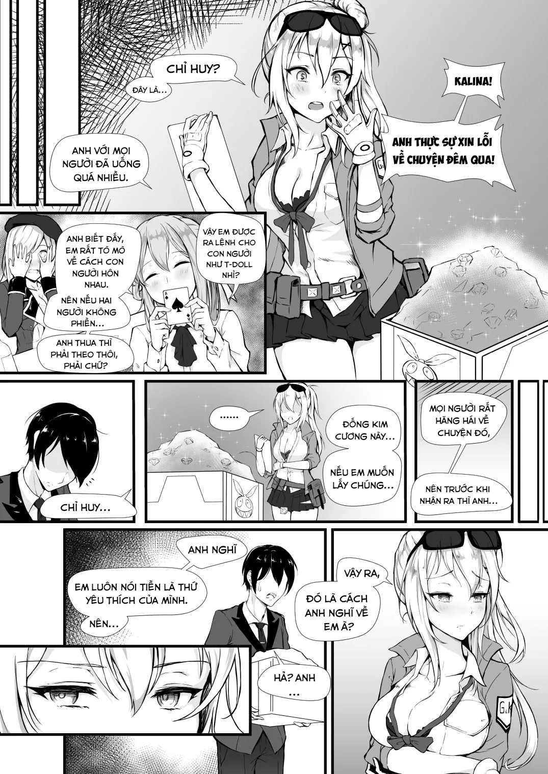 HentaiVN.net - Ảnh 6 - Một nụ hôn đáng giá bao nhiêu kim cương? [How Many Diamonds a Kiss Worth?] - Chap 1