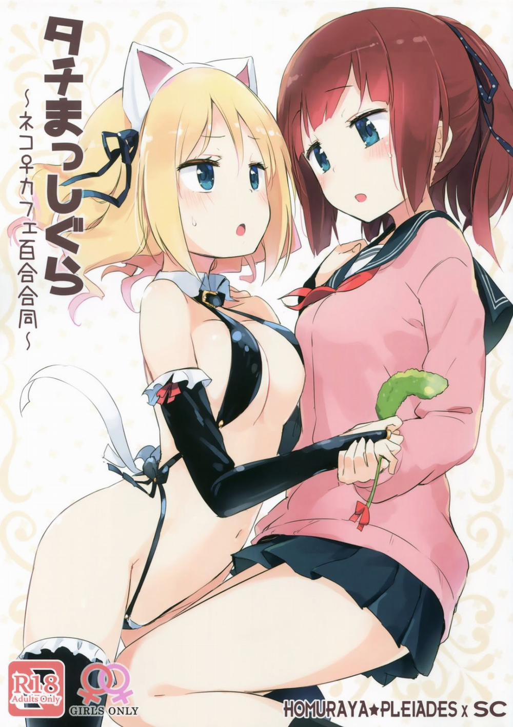 HentaiVN.net - Ảnh 3 - Tachi Masshigura [Neko Cafe Yuri Goudou] - Chap 1