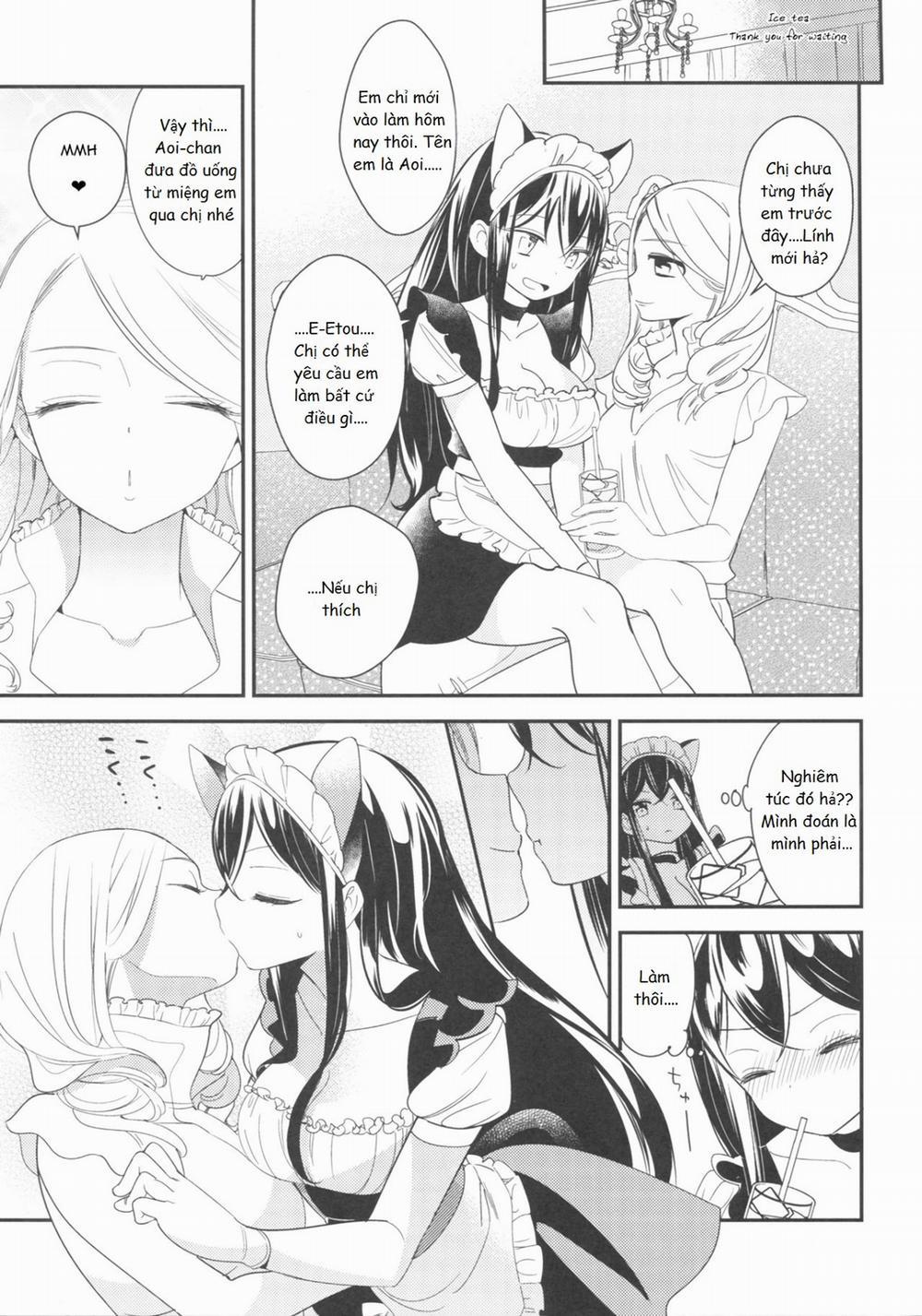 HentaiVN.net - Ảnh 22 - Tachi Masshigura [Neko Cafe Yuri Goudou] - Chap 1