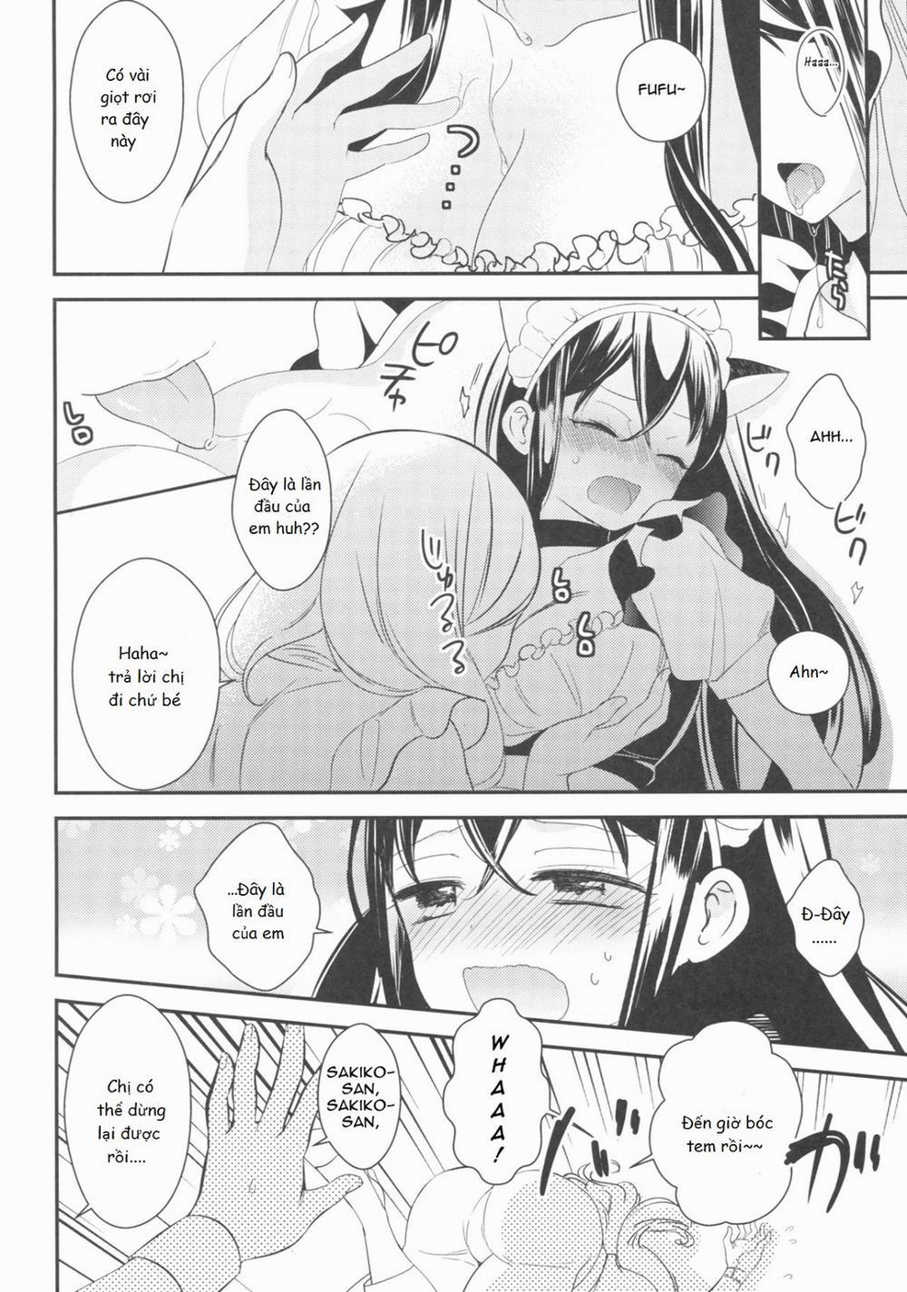 HentaiVN.net - Ảnh 23 - Tachi Masshigura [Neko Cafe Yuri Goudou] - Chap 1