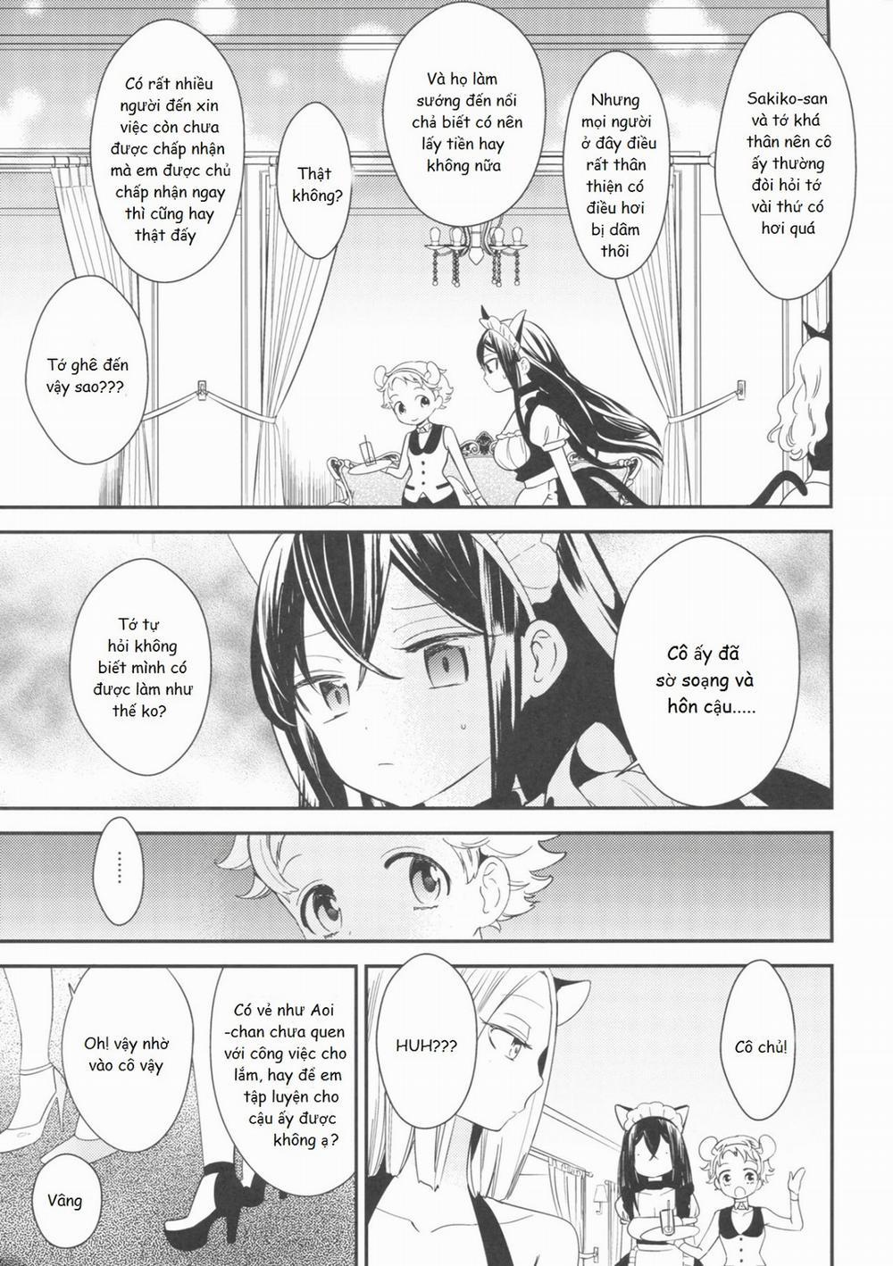HentaiVN.net - Ảnh 28 - Tachi Masshigura [Neko Cafe Yuri Goudou] - Chap 1