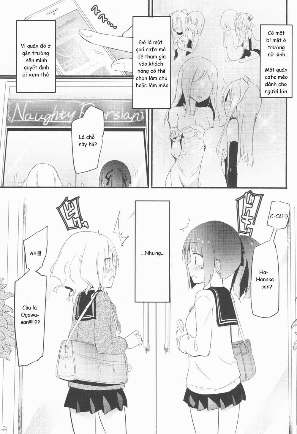 HentaiVN.net - Ảnh 4 - Tachi Masshigura [Neko Cafe Yuri Goudou] - Chap 1