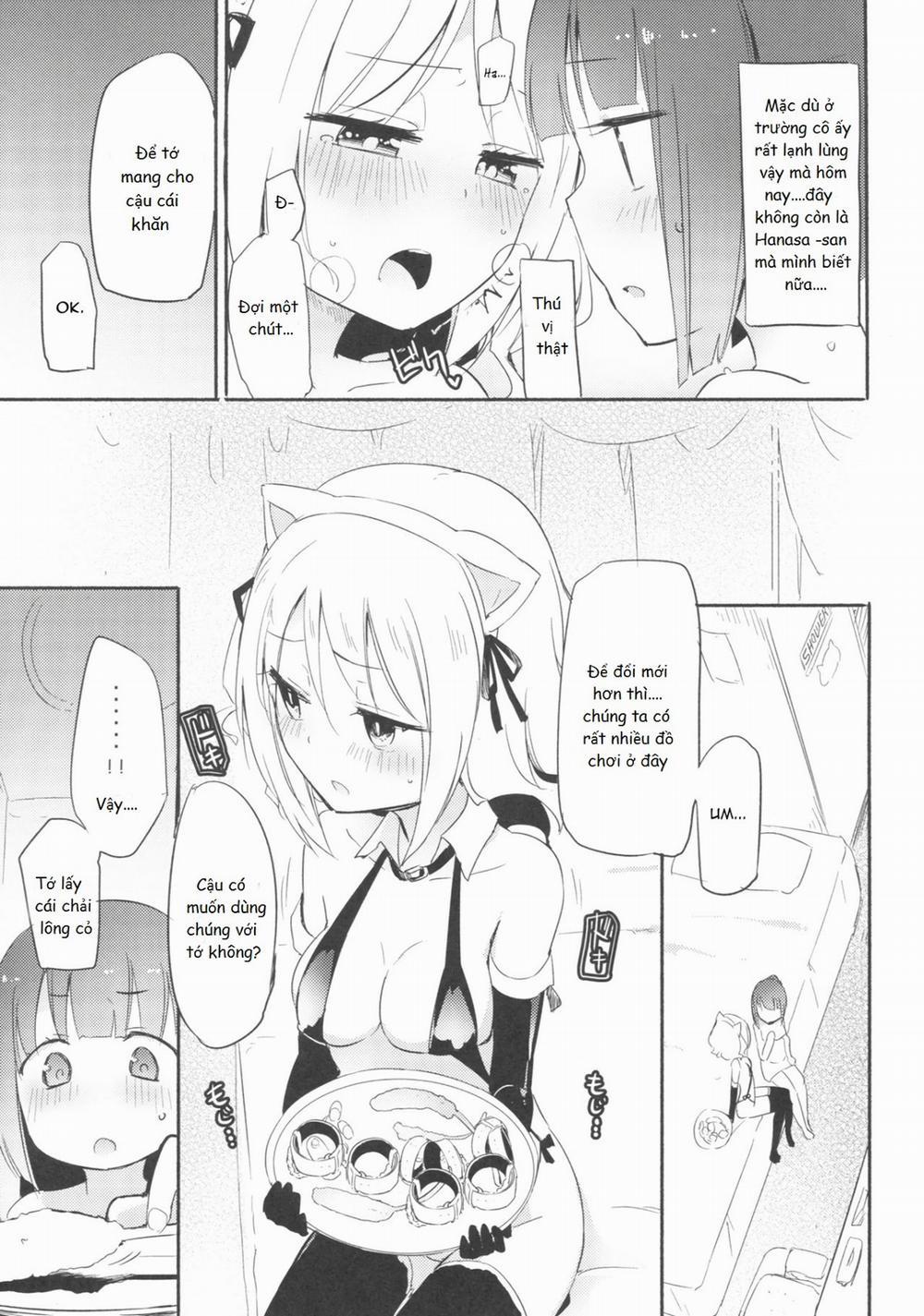 HentaiVN.net - Ảnh 10 - Tachi Masshigura [Neko Cafe Yuri Goudou] - Chap 1