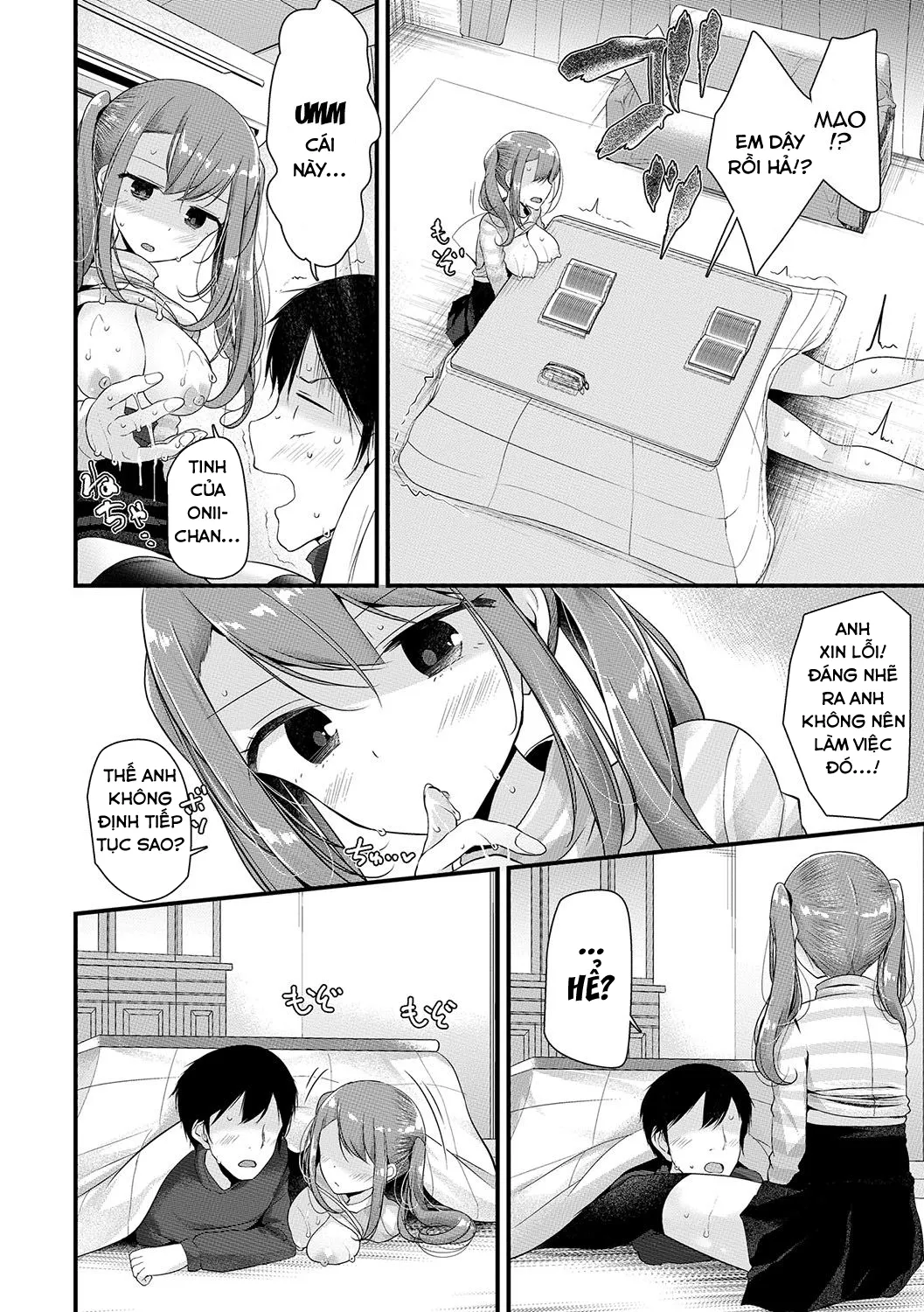 HentaiVN.net - Ảnh 7 - Kotatsu Sex - Chap 1