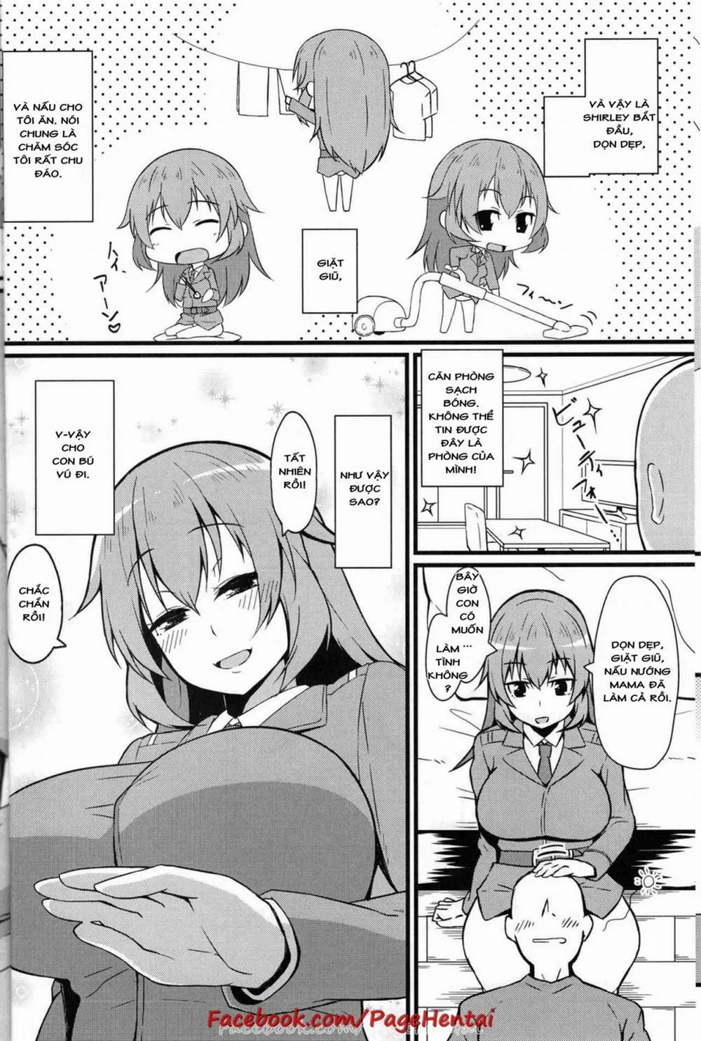 HentaiVN.net - Ảnh 6 - Shirley ni Amaama (Strike Witches) - Chap 1